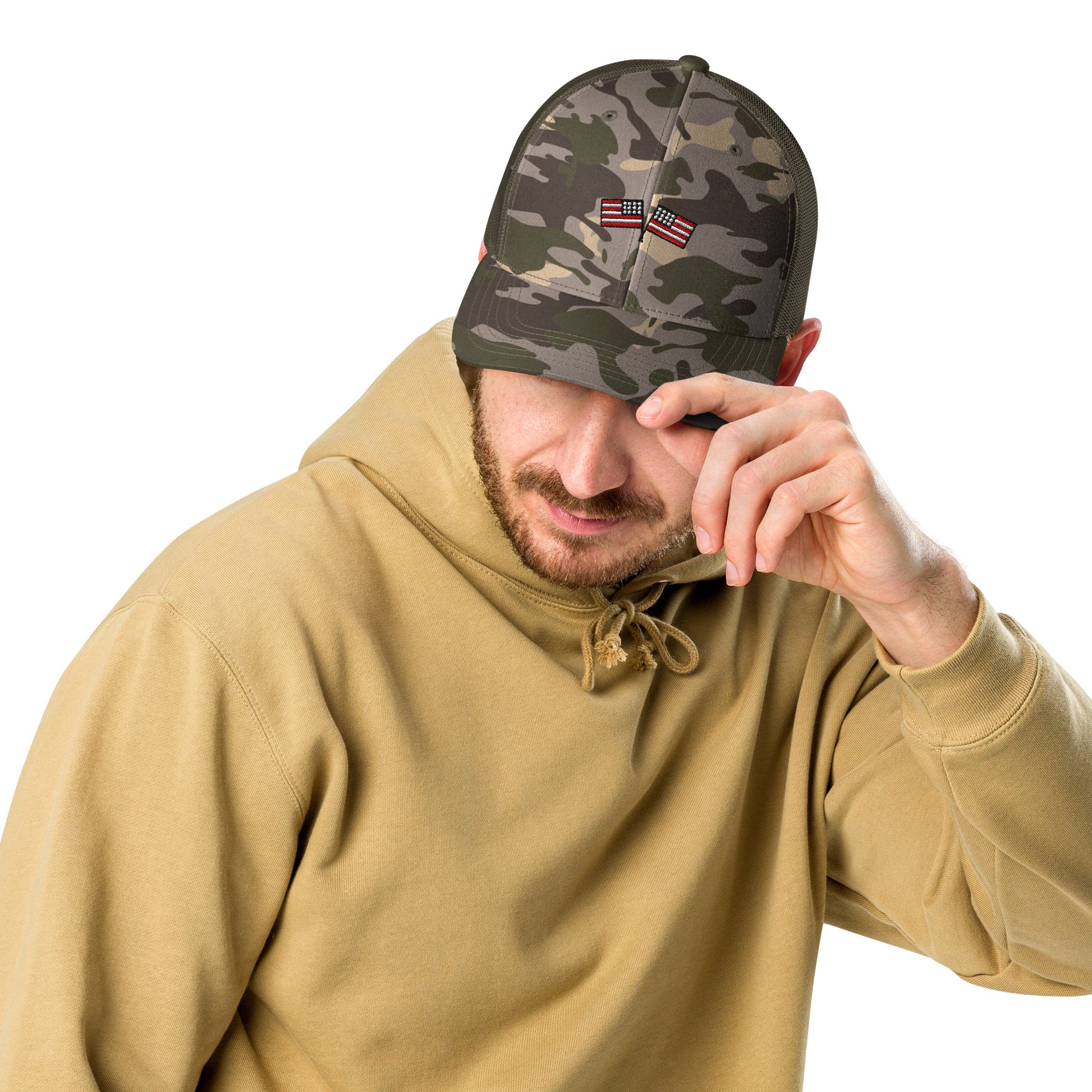 Camouflage Trucker Hat - Activewear Well