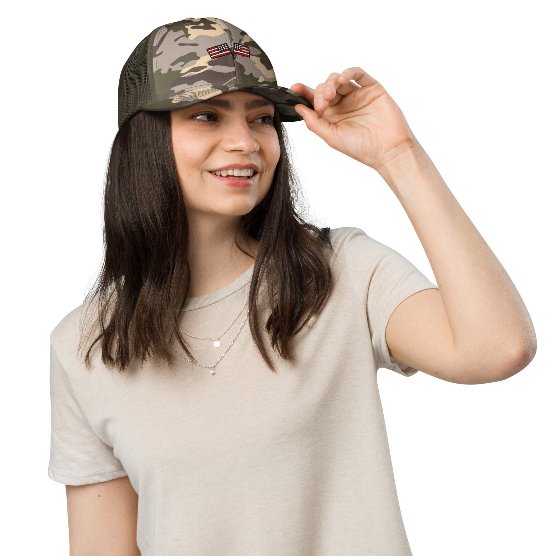 Camouflage Trucker Hat - Activewear Well