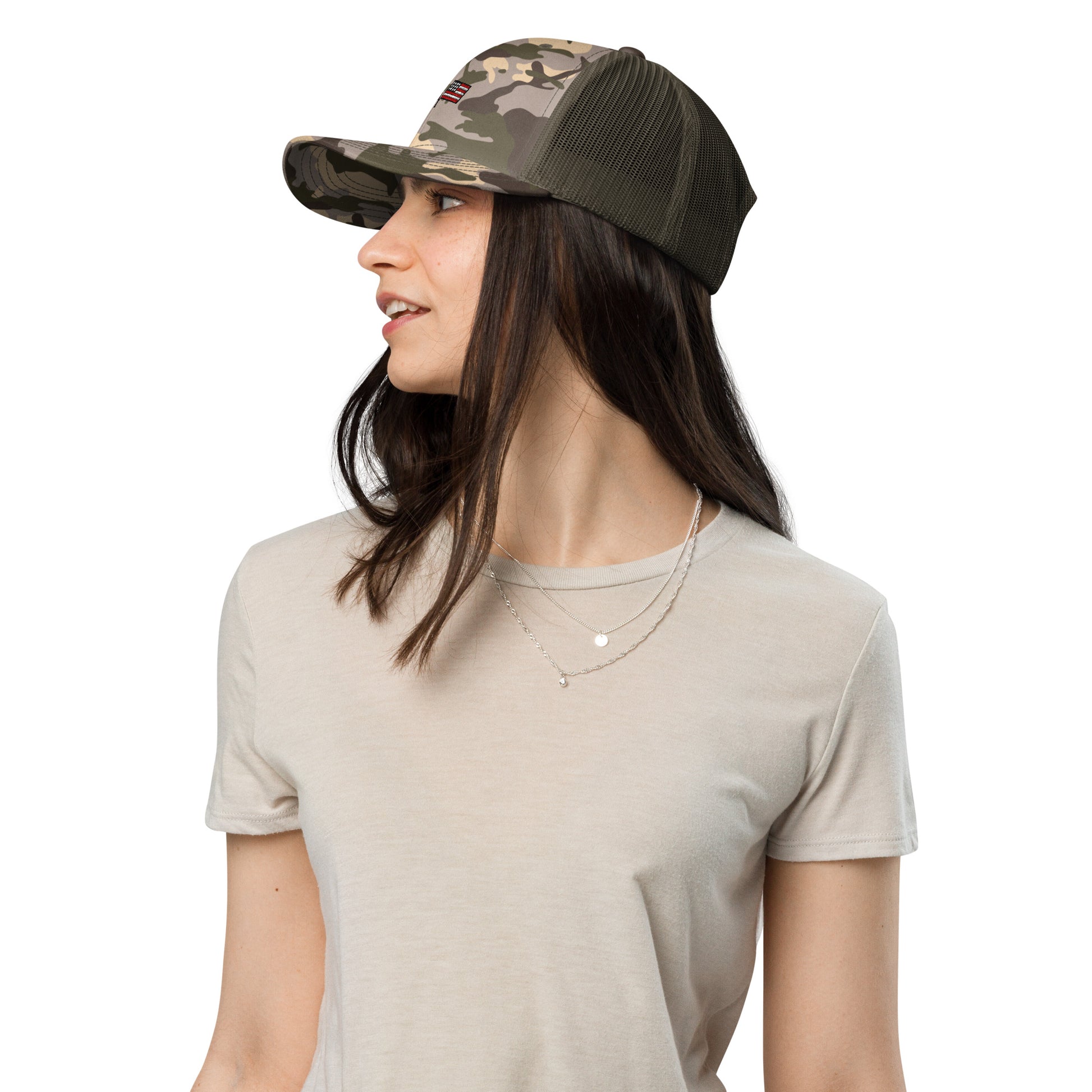 Camouflage Trucker Hat - Activewear Well