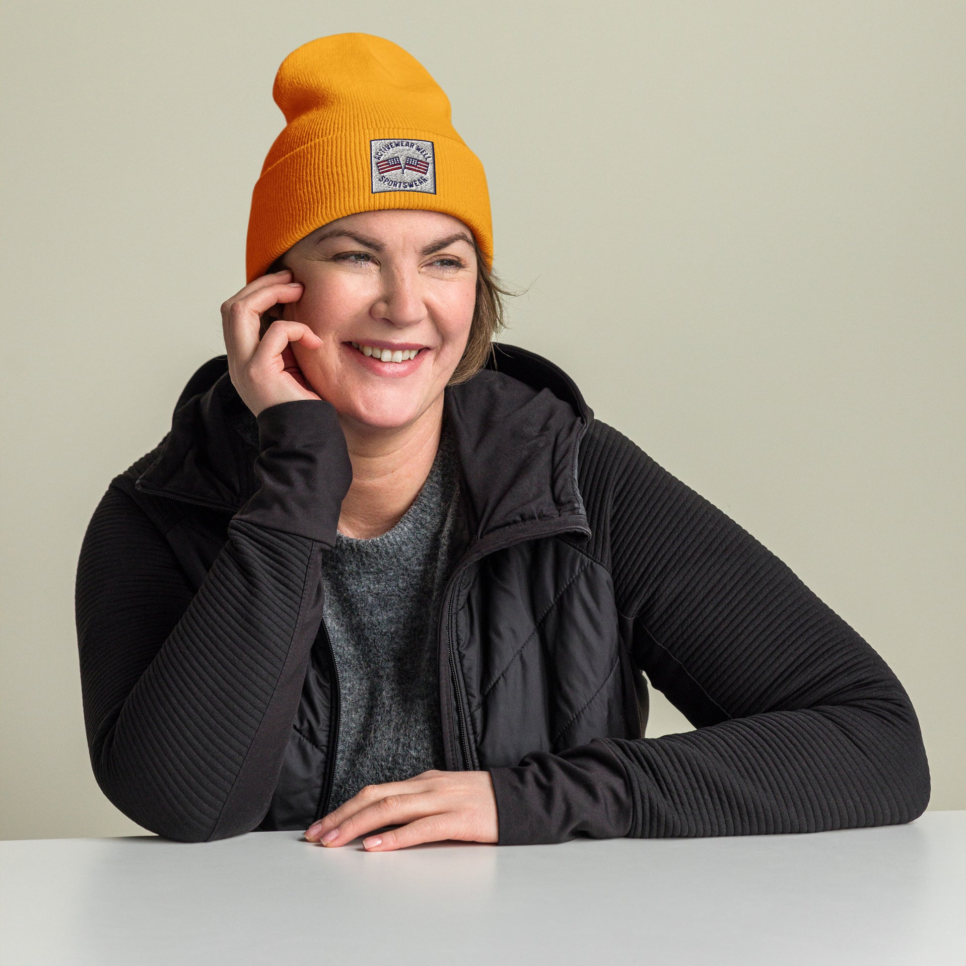 Logo Cuffed Beanie - Activewear Well