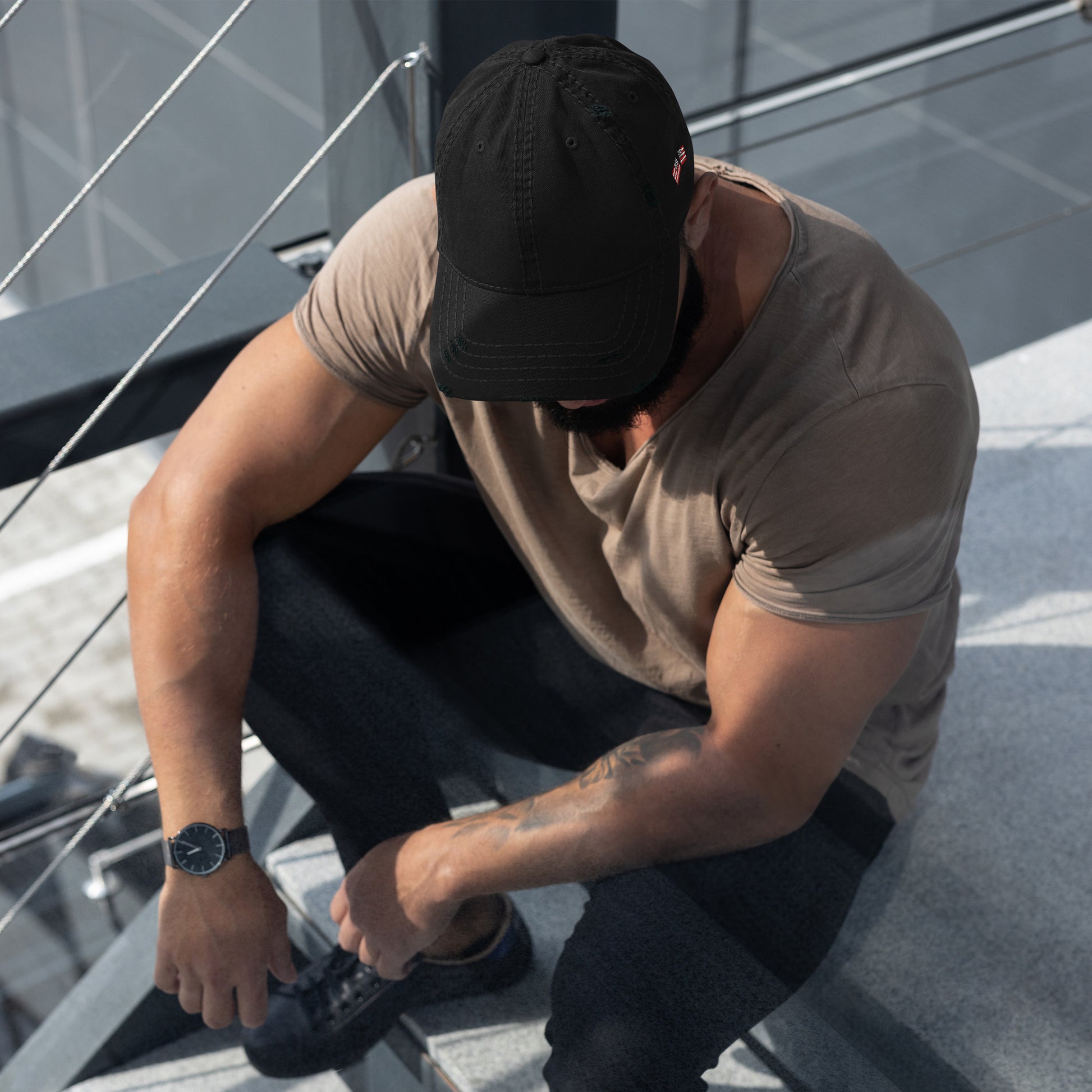 Distressed Dad Hat - Activewear Well