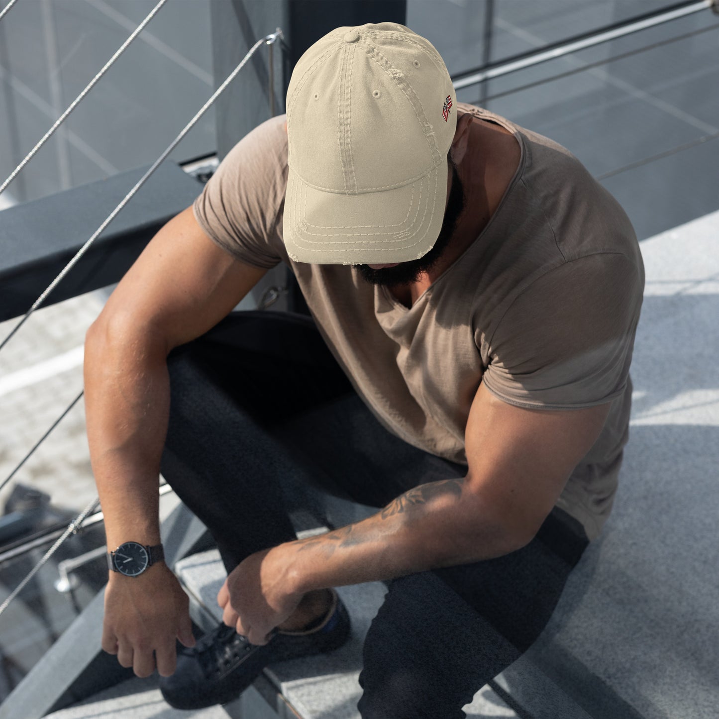 Distressed Dad Hat - Activewear Well