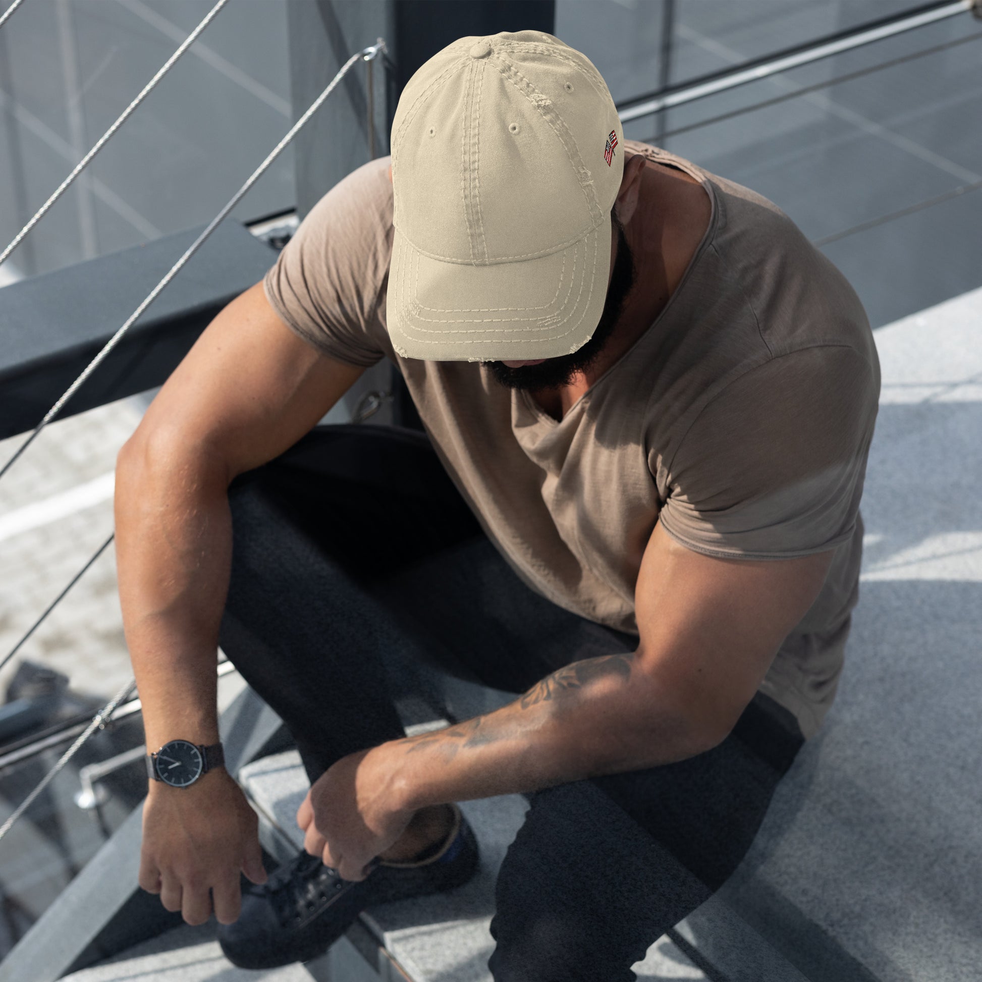 Distressed Dad Hat - Activewear Well
