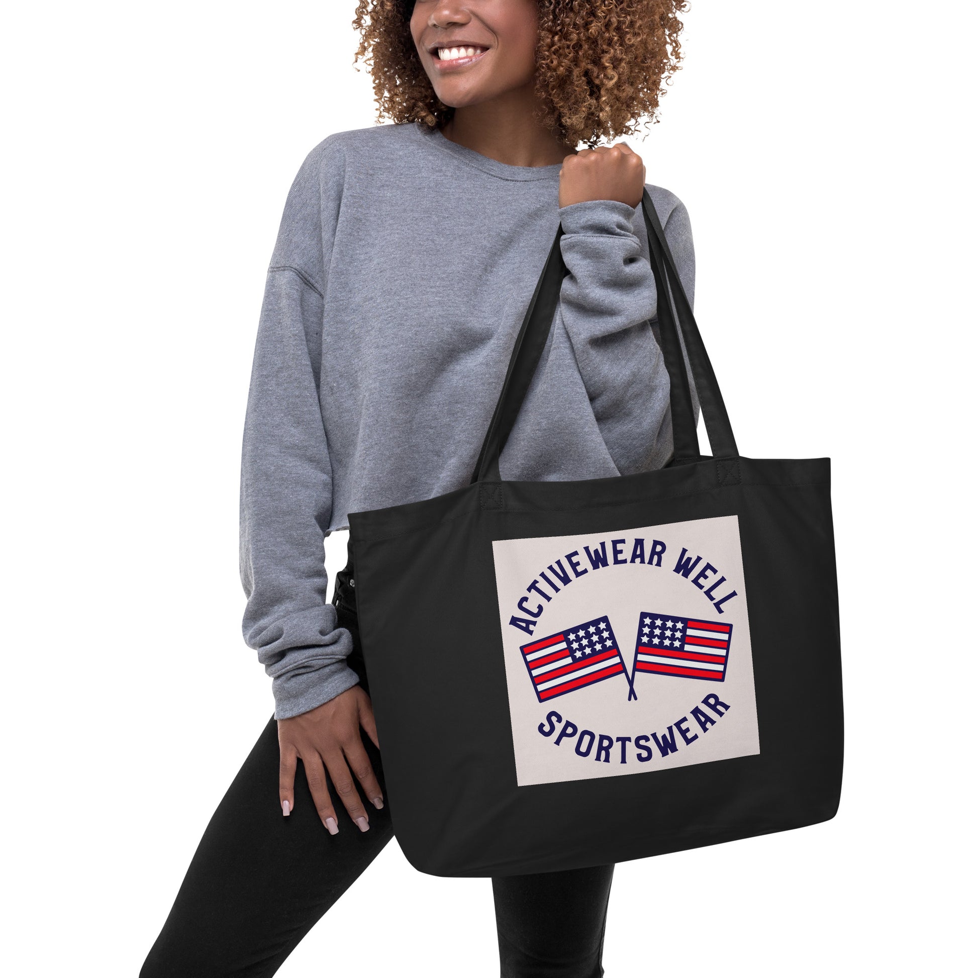 Activewear Well Large Organic Tote Bag - Activewear Well