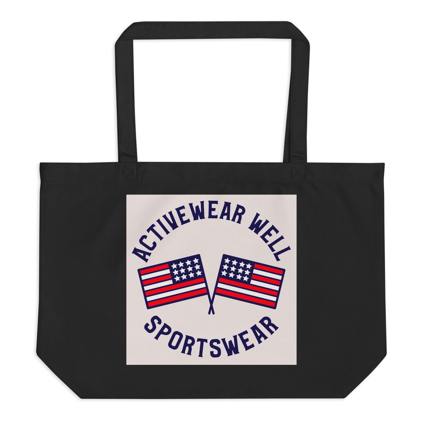 Activewear Well Large Organic Tote Bag - Activewear Well