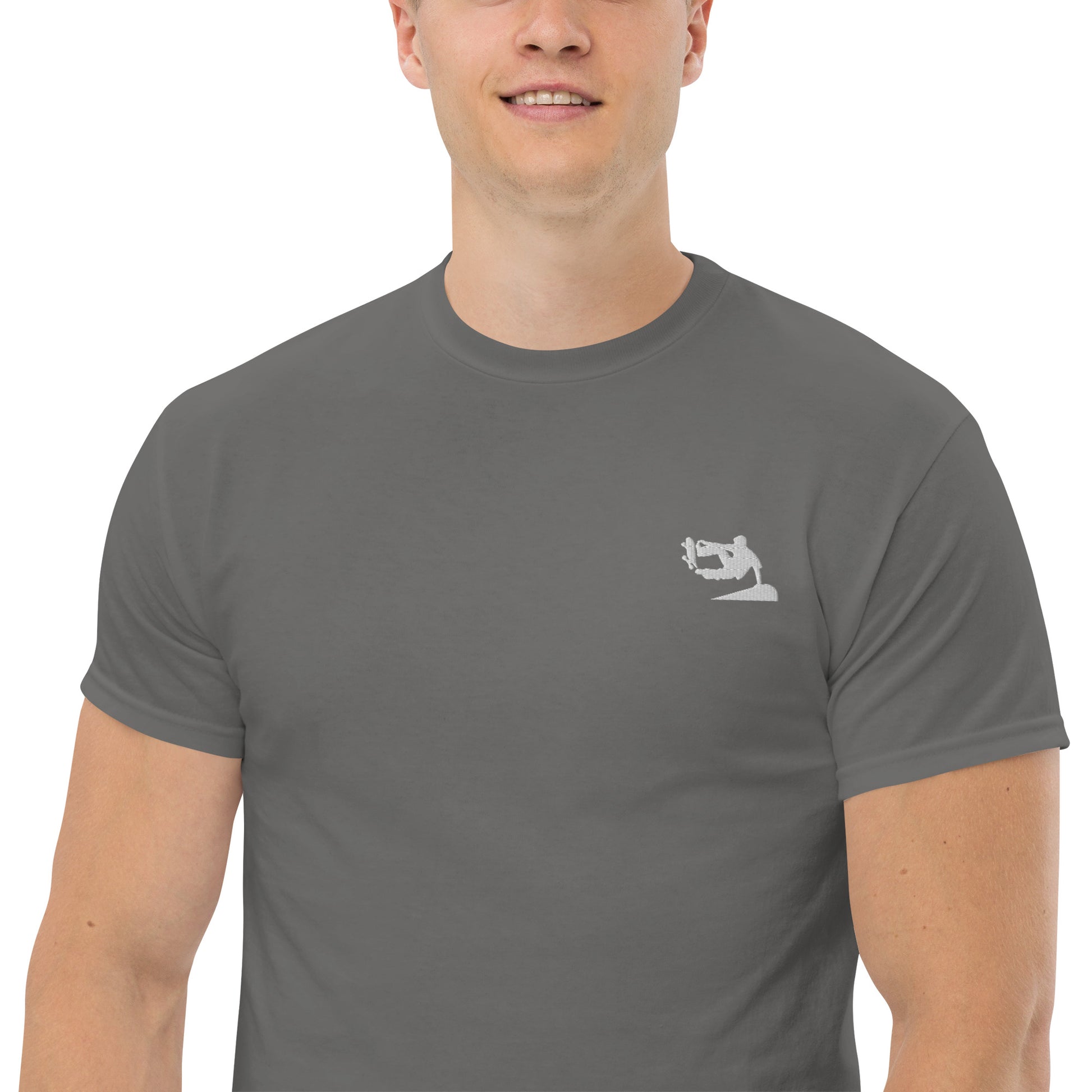Skateboard Men's Cotton T-Shirt - Activewear Well