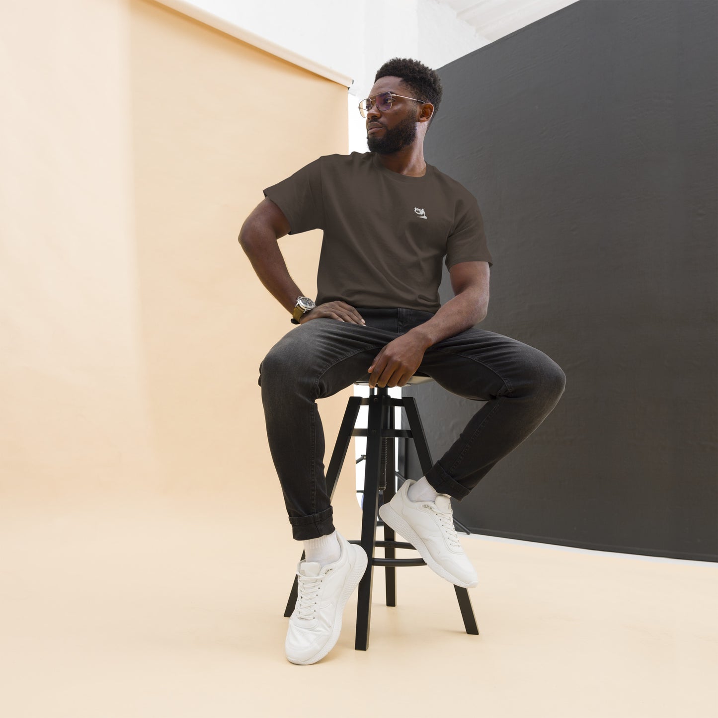 Skateboard Men's Cotton T-Shirt - Activewear Well