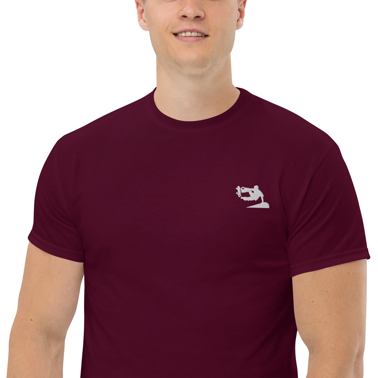 Skateboard Men's Cotton T-Shirt - Activewear Well