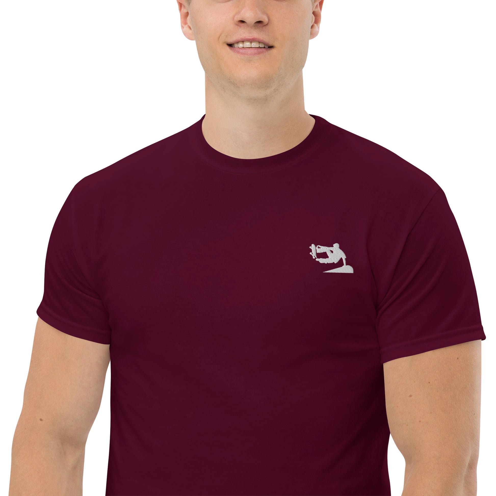 Skateboard Men's Cotton T-Shirt - Activewear Well
