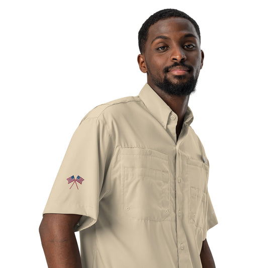 Men’s Columbia Short Sleeve Button Shirt - Activewear Well