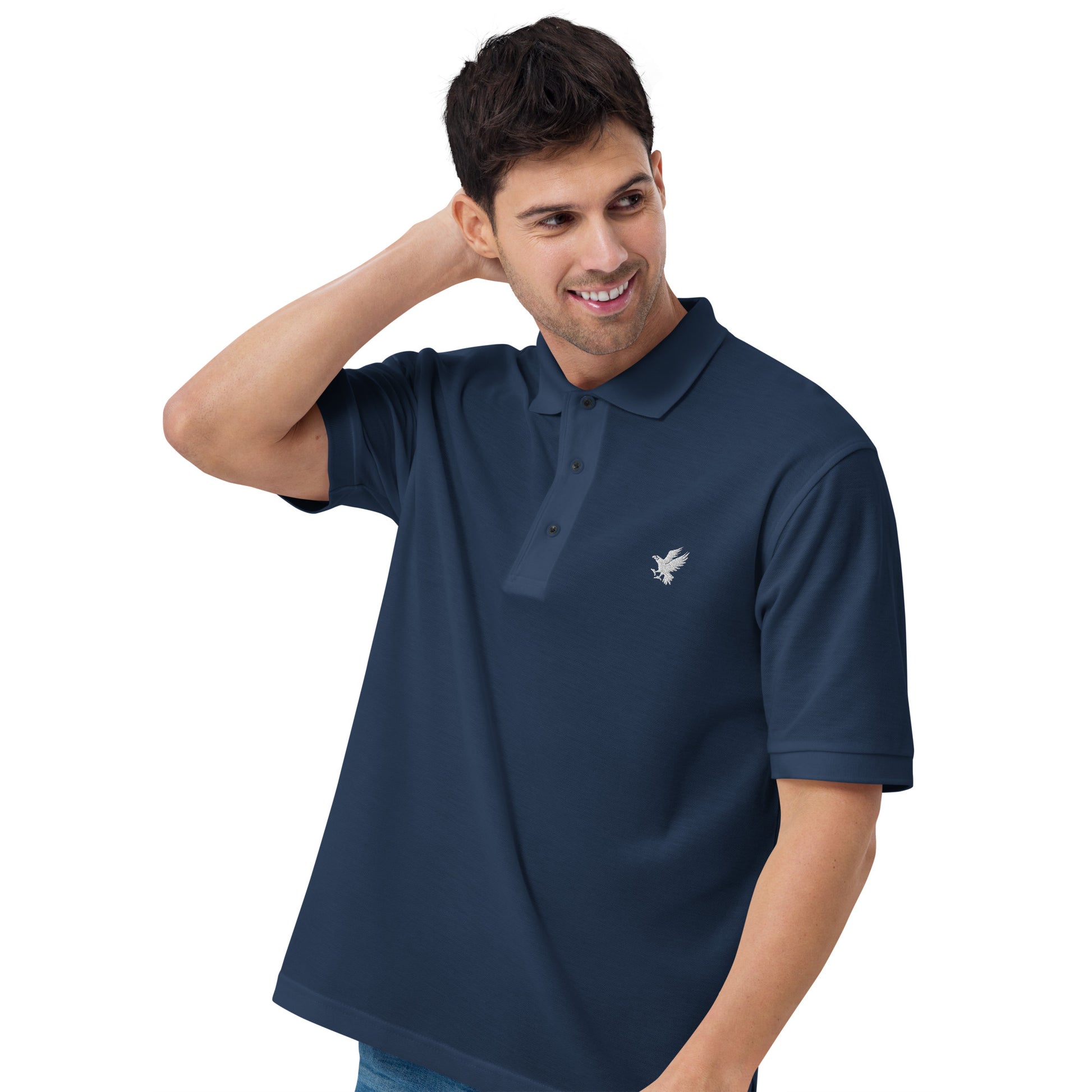 US Eagle Men's Premium Polo Shirt - Activewear Well