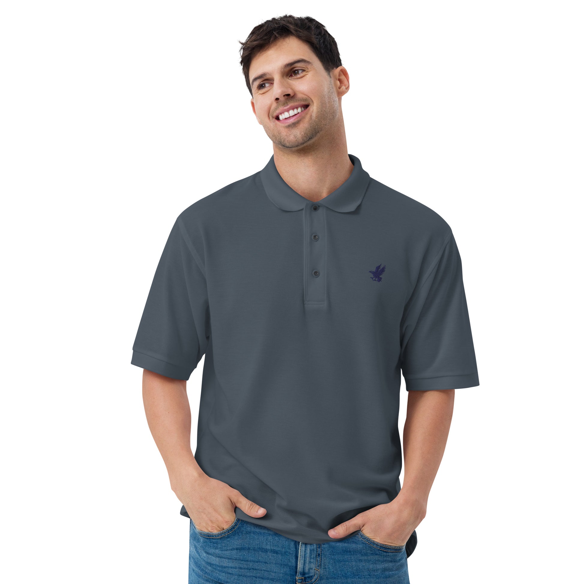 US Eagle Men's Premium Polo - Activewear Well