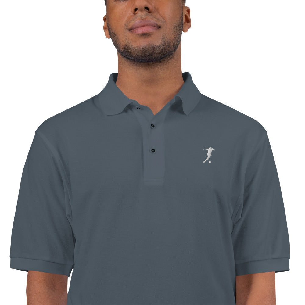 Soccer Men's Premium Polo - Activewear Well