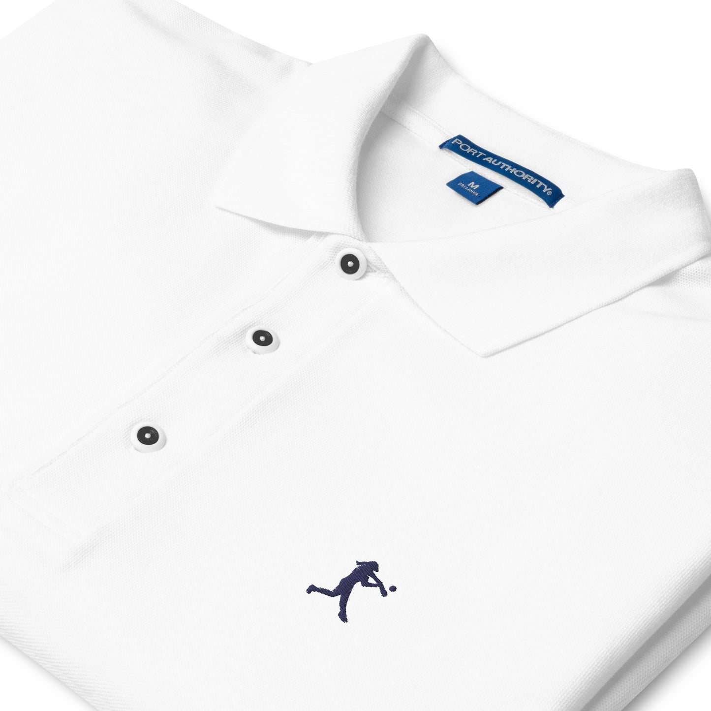 Baseball Player Men's Premium Polo - Activewear Well