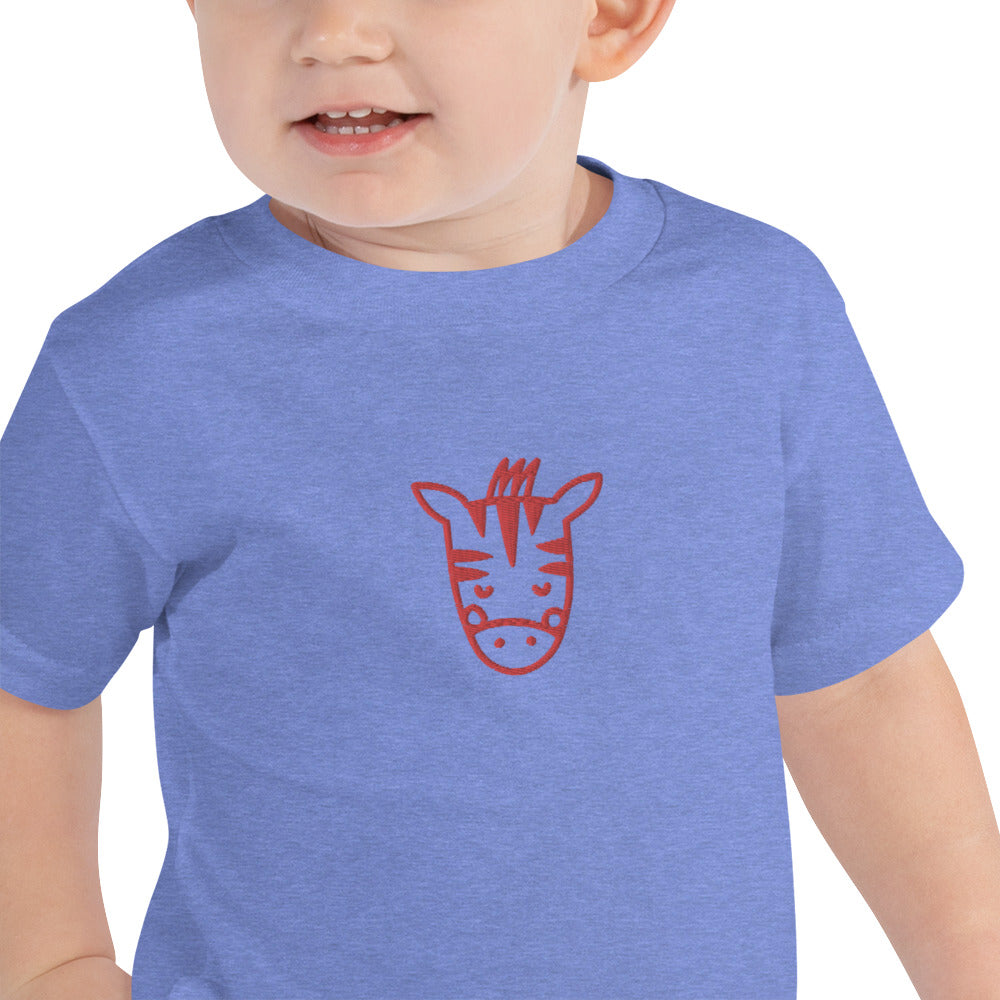 Zebra Toddler Short Sleeve Tee - Activewear Well