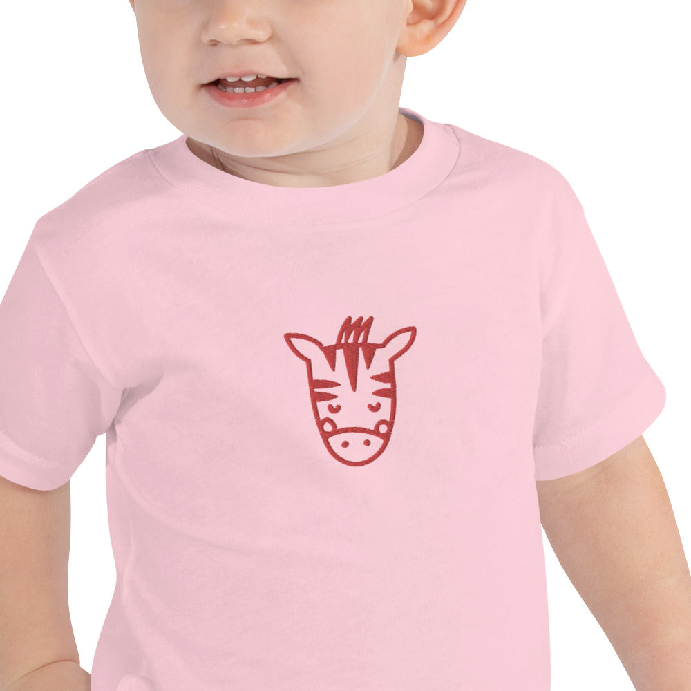 Zebra Toddler Short Sleeve Tee - Activewear Well