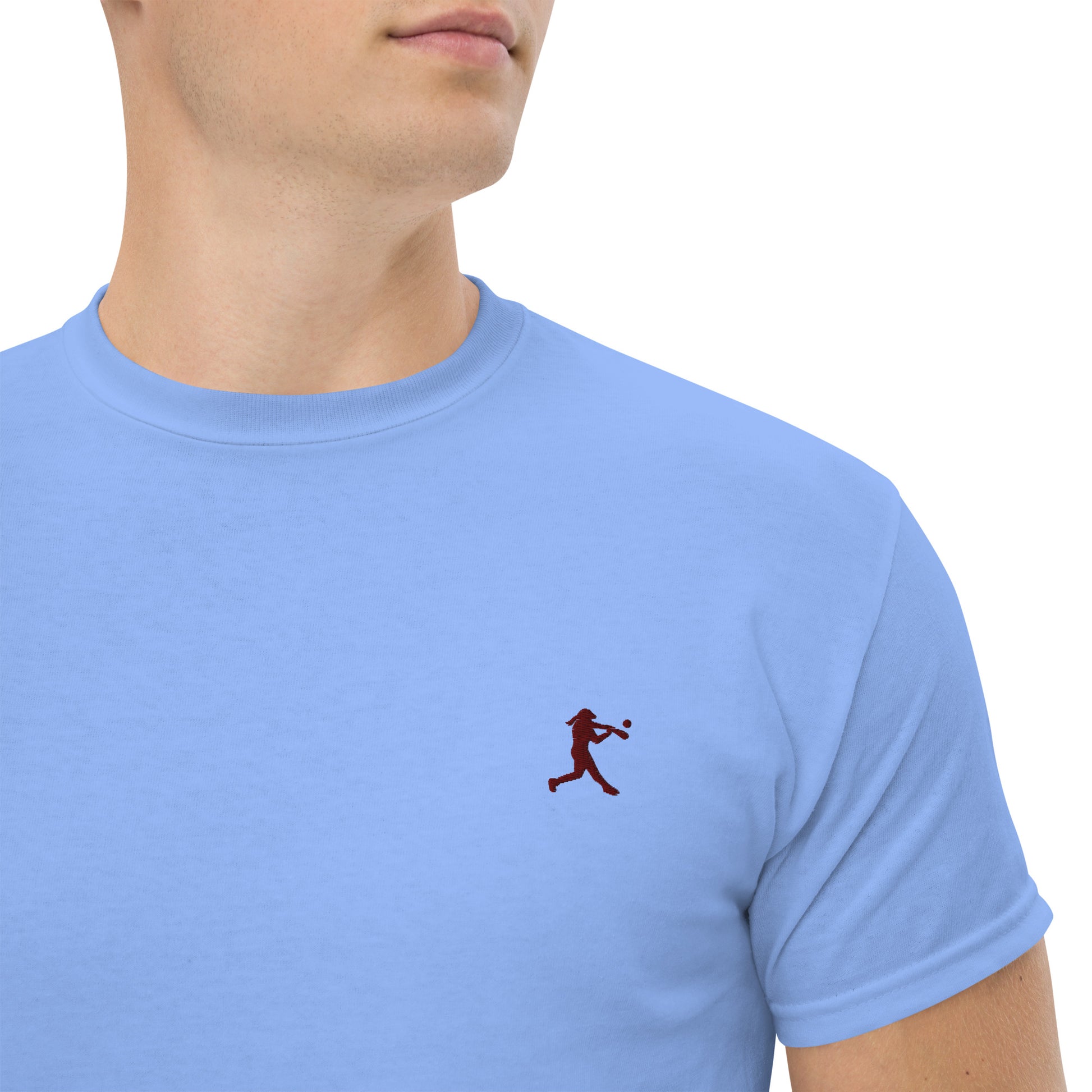Baseball Player Men's Cotton T-Shirt - Activewear Well