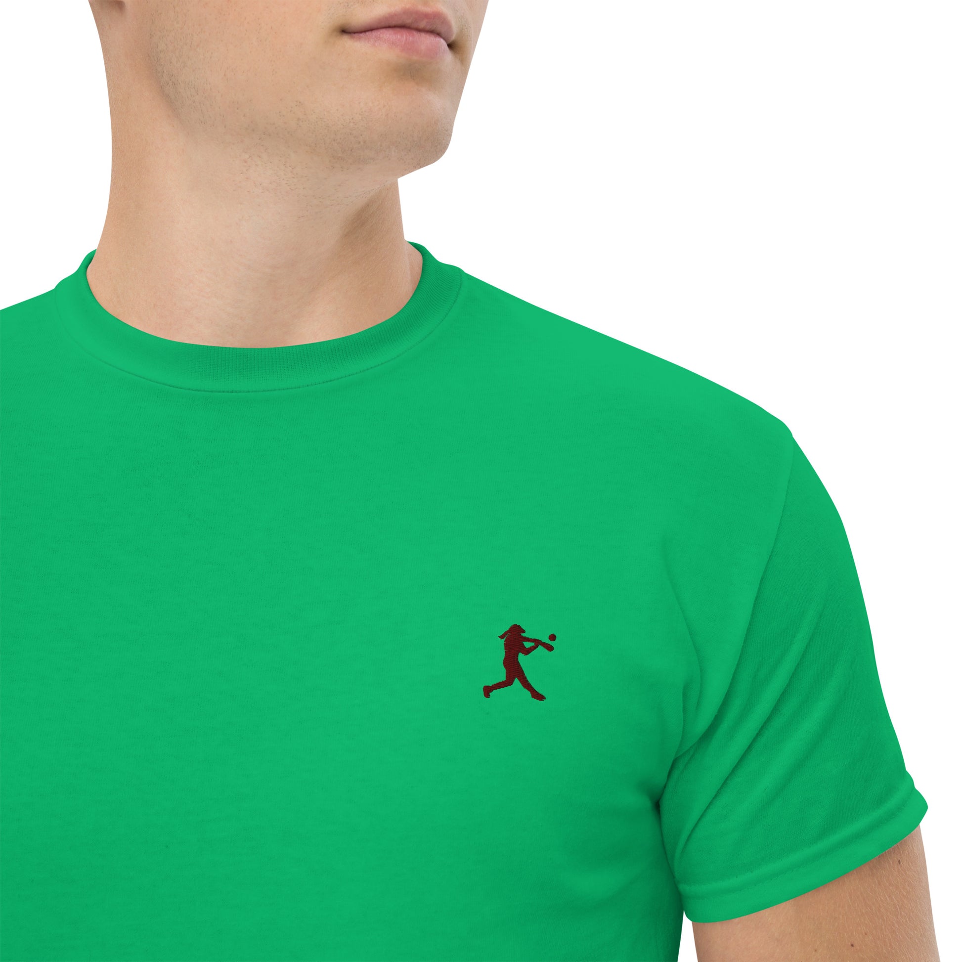 Baseball Player Men's Cotton T-Shirt - Activewear Well