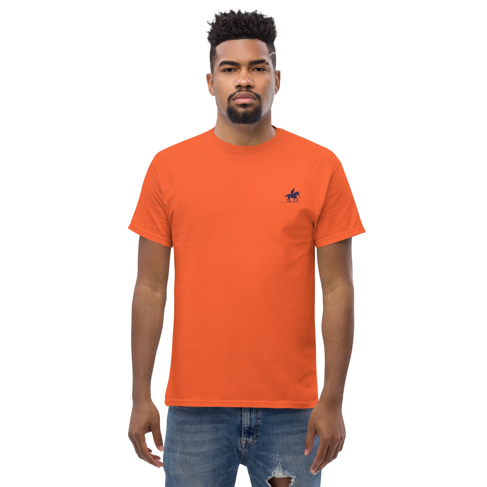 Polo Player Men's Cotton T-Shirt - Activewear Well