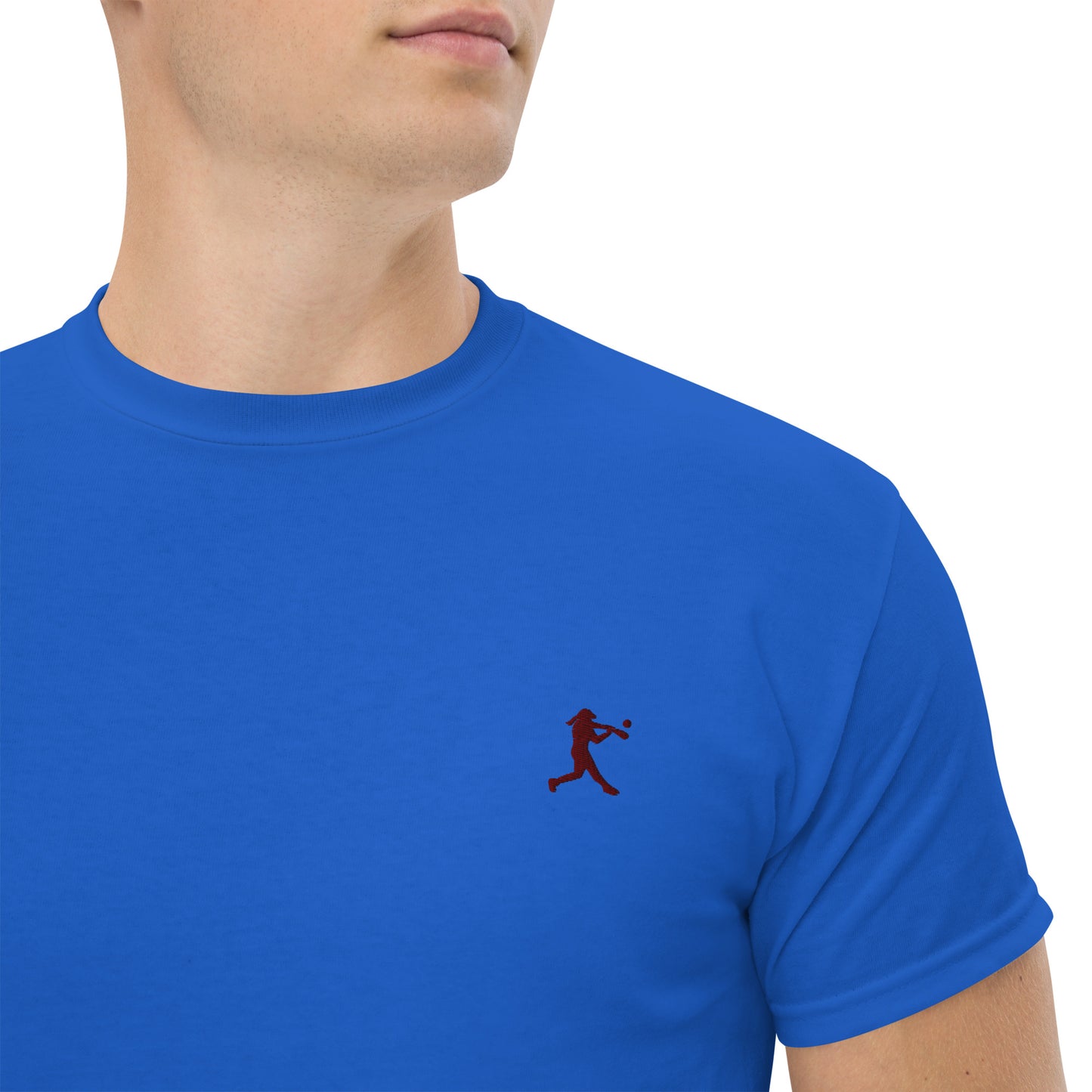 Baseball Player Men's Cotton T-Shirt - Activewear Well