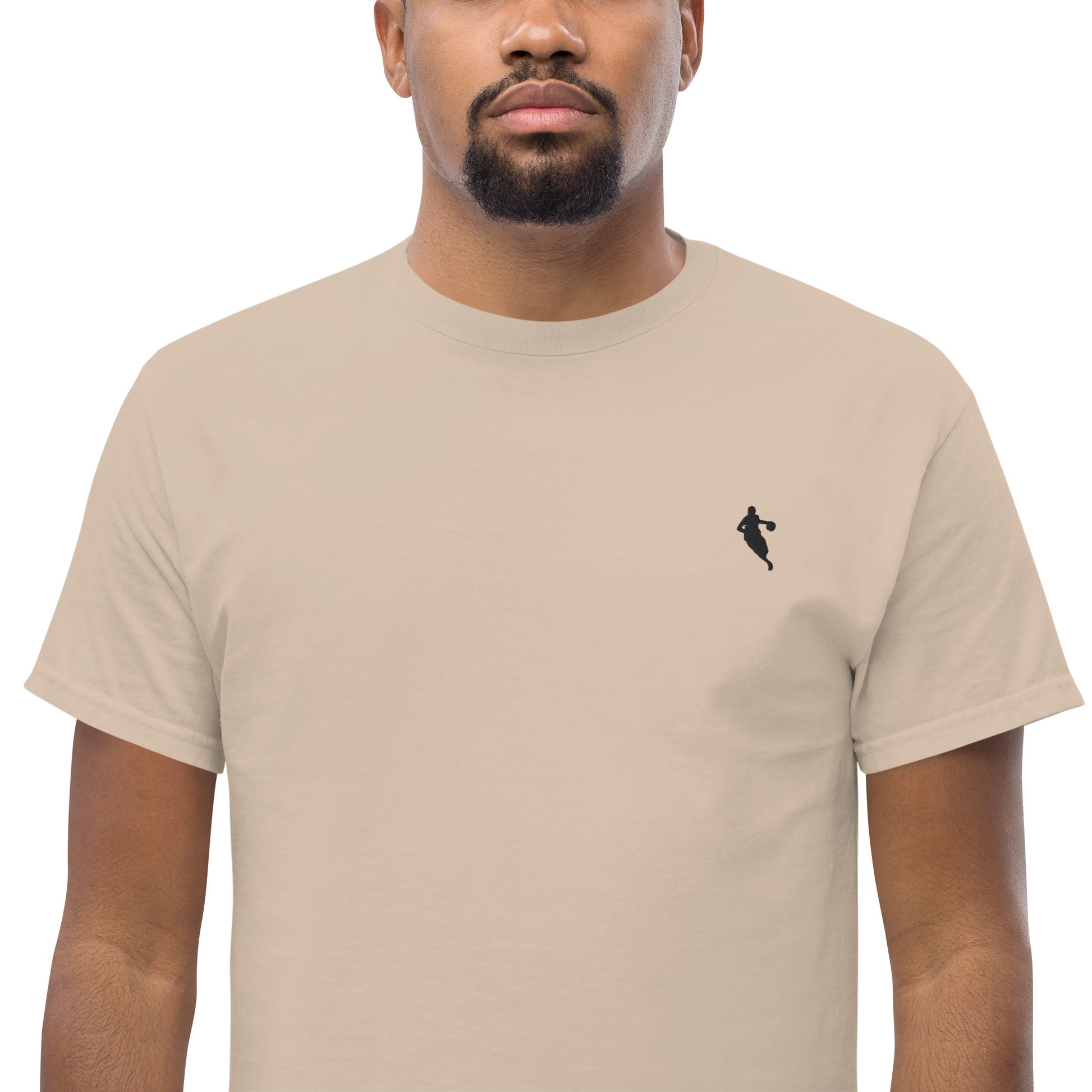 Basketball Player Men's Cotton T-Shirt - Activewear Well
