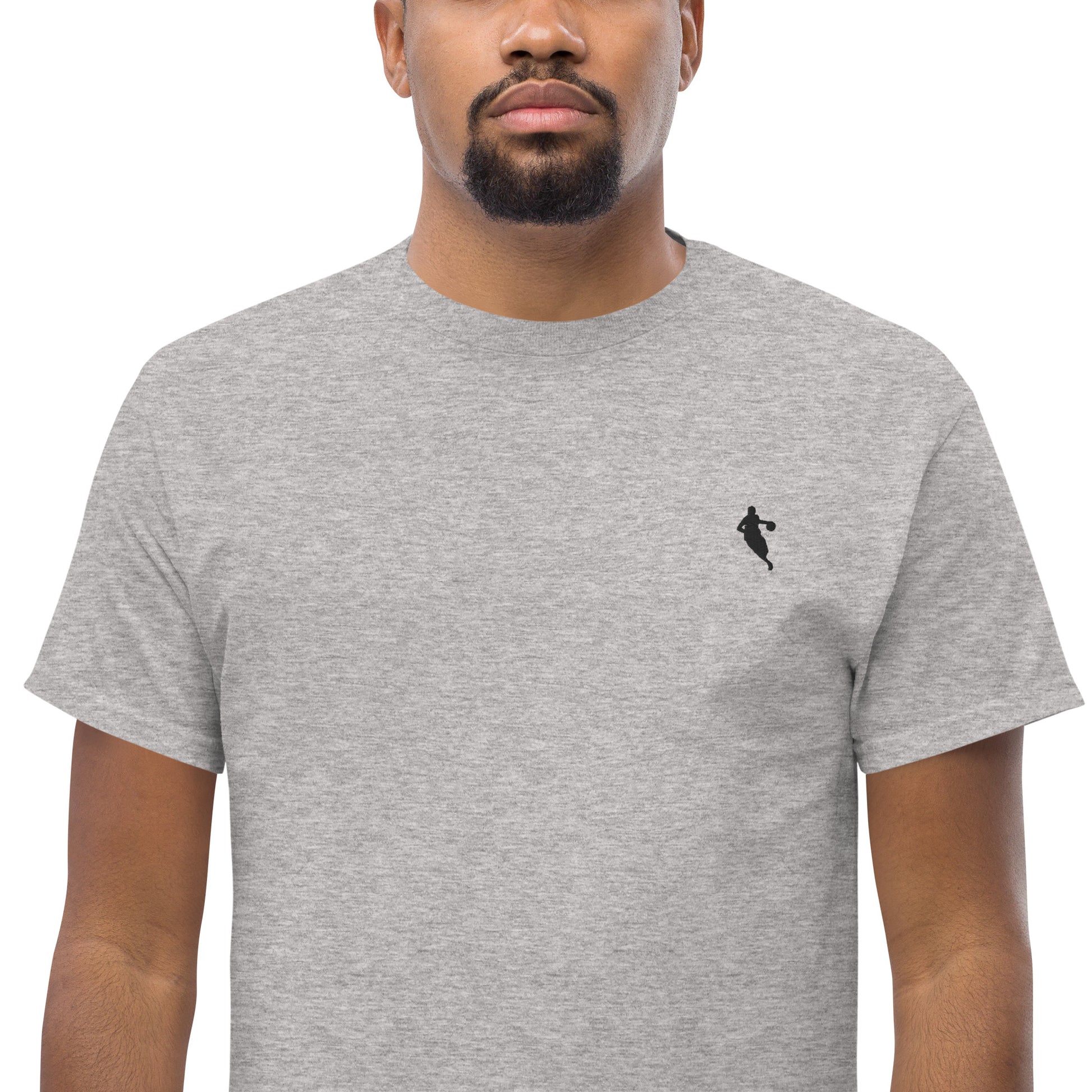 Basketball Player Men's Cotton T-Shirt - Activewear Well