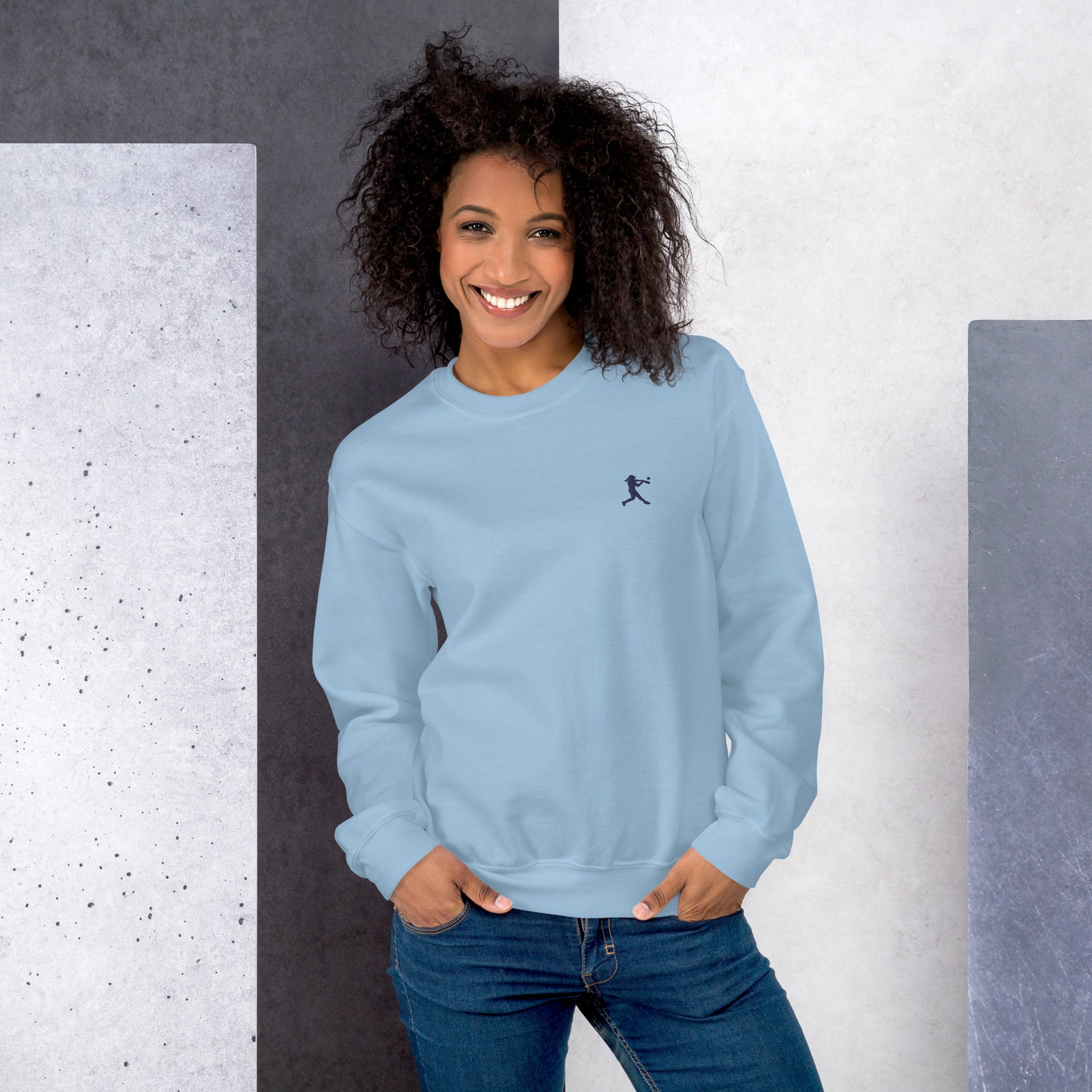 Baseball Player Men/Unisex Sweatshirt - Activewear Well