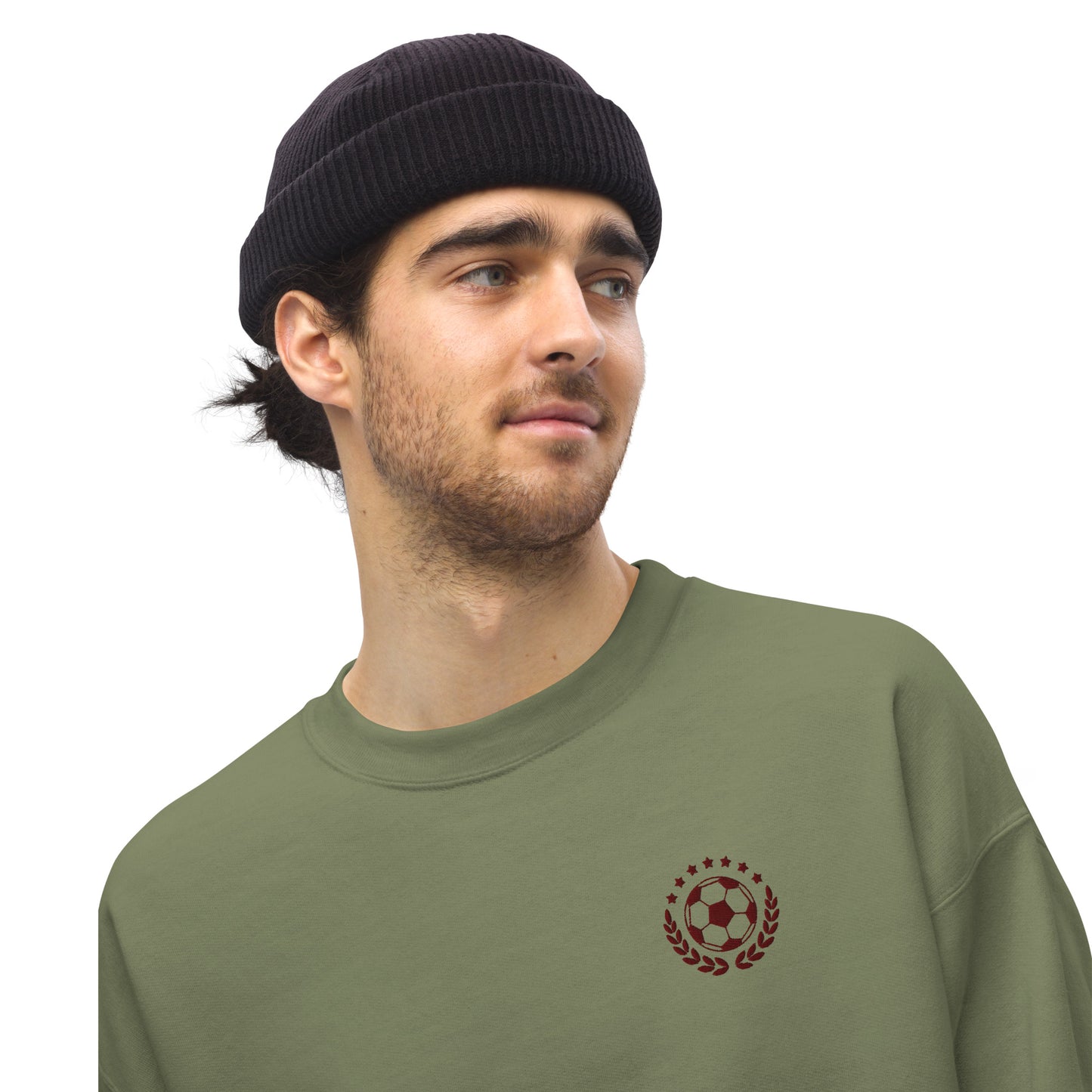 Football Men/Unisex Crew Neck Sweatshirt - Activewear Well