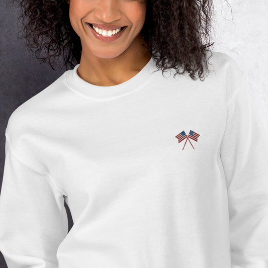 American Flag Unisex Sweatshirt - Activewear Well