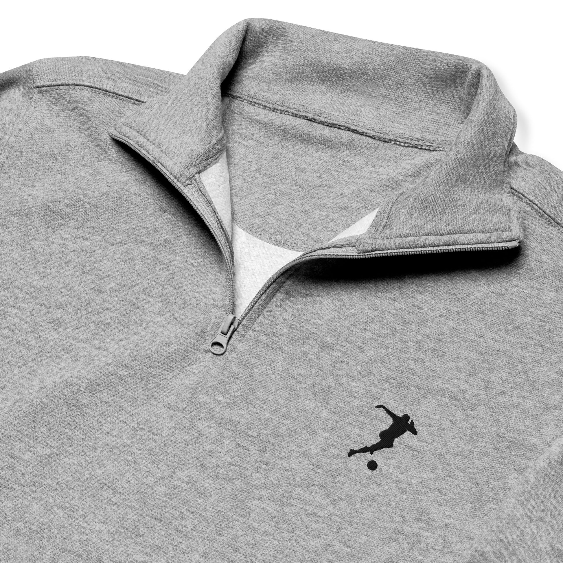 Soccer Player Men/Unisex Fleece Pullover - Activewear Well