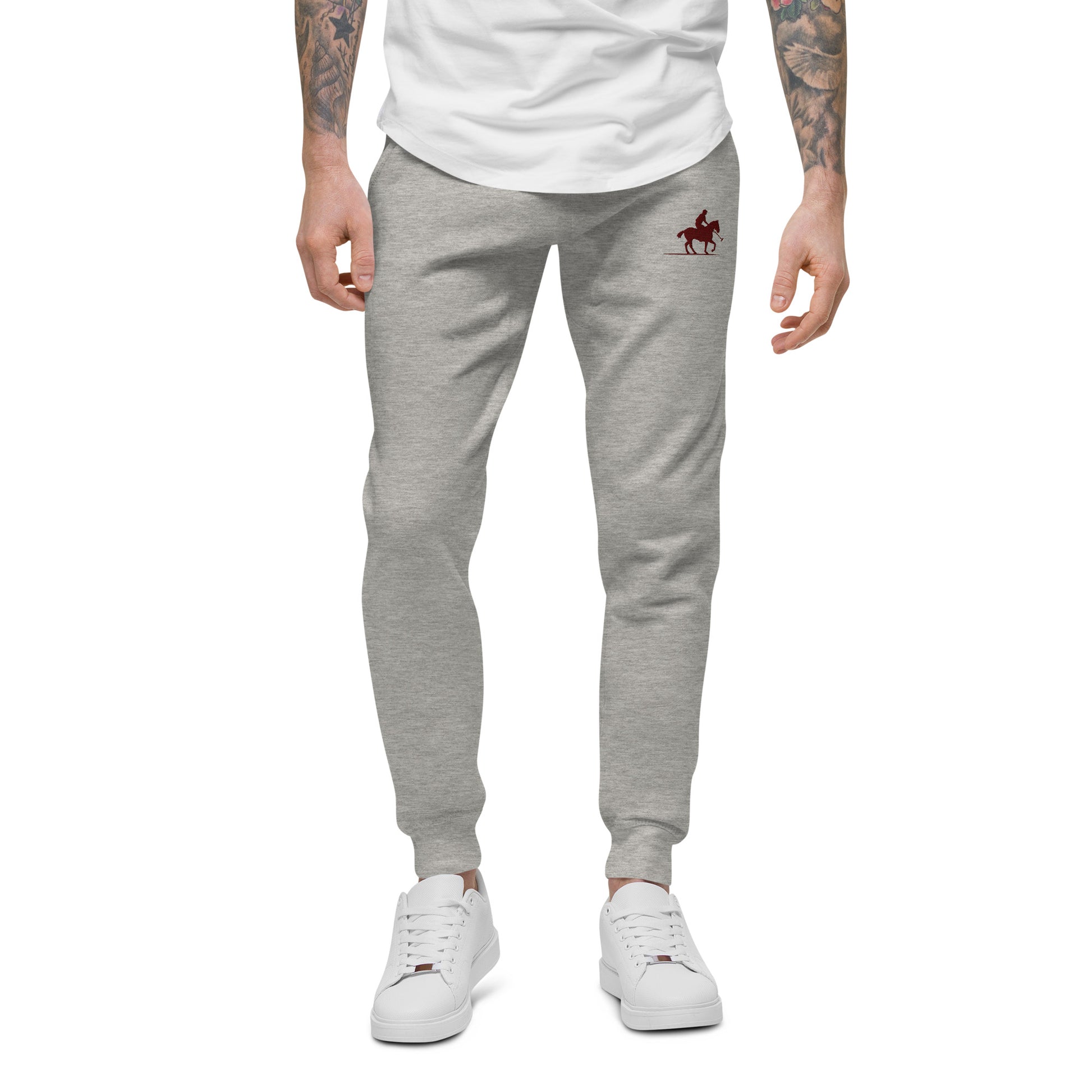Polo Player Unisex Fleece Sweatpants - Activewear Well