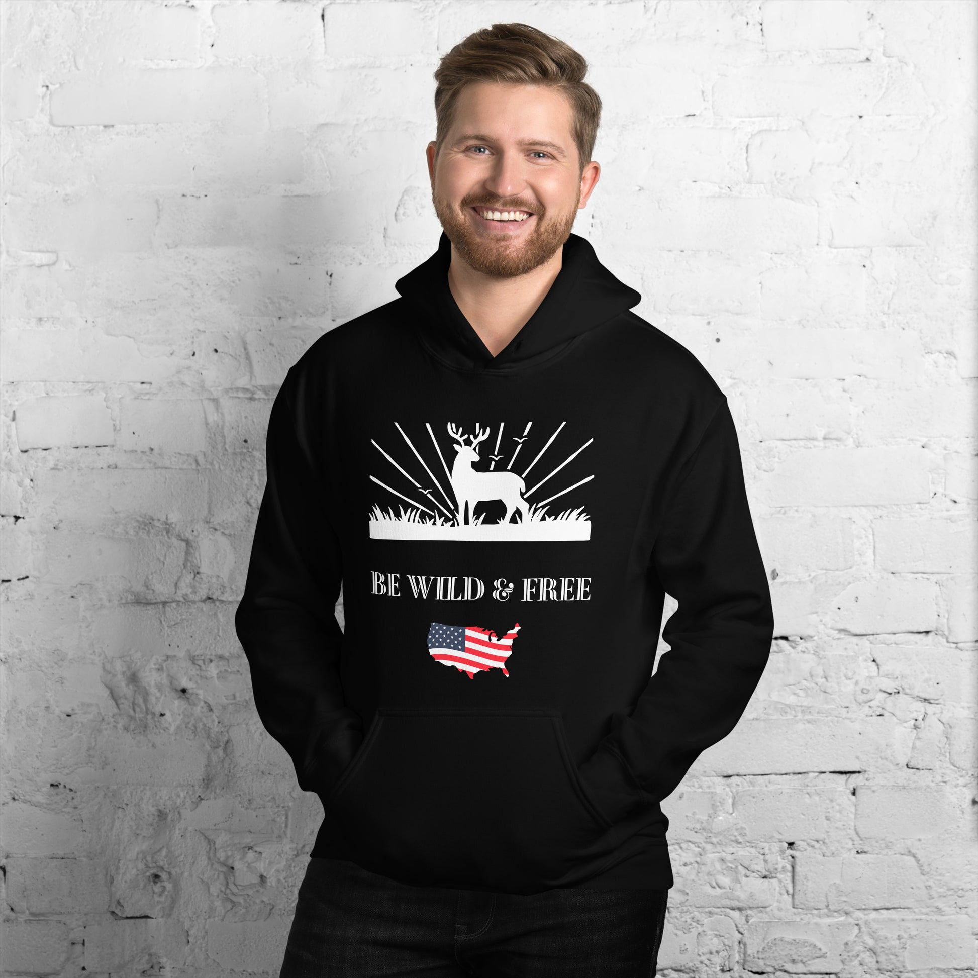 Wild & Free Unisex Hoodie - Activewear Well