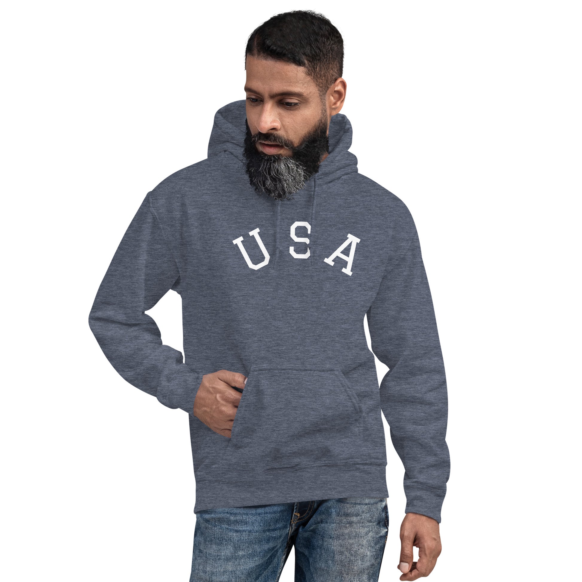 USA Unisex Hoodie - Activewear Well