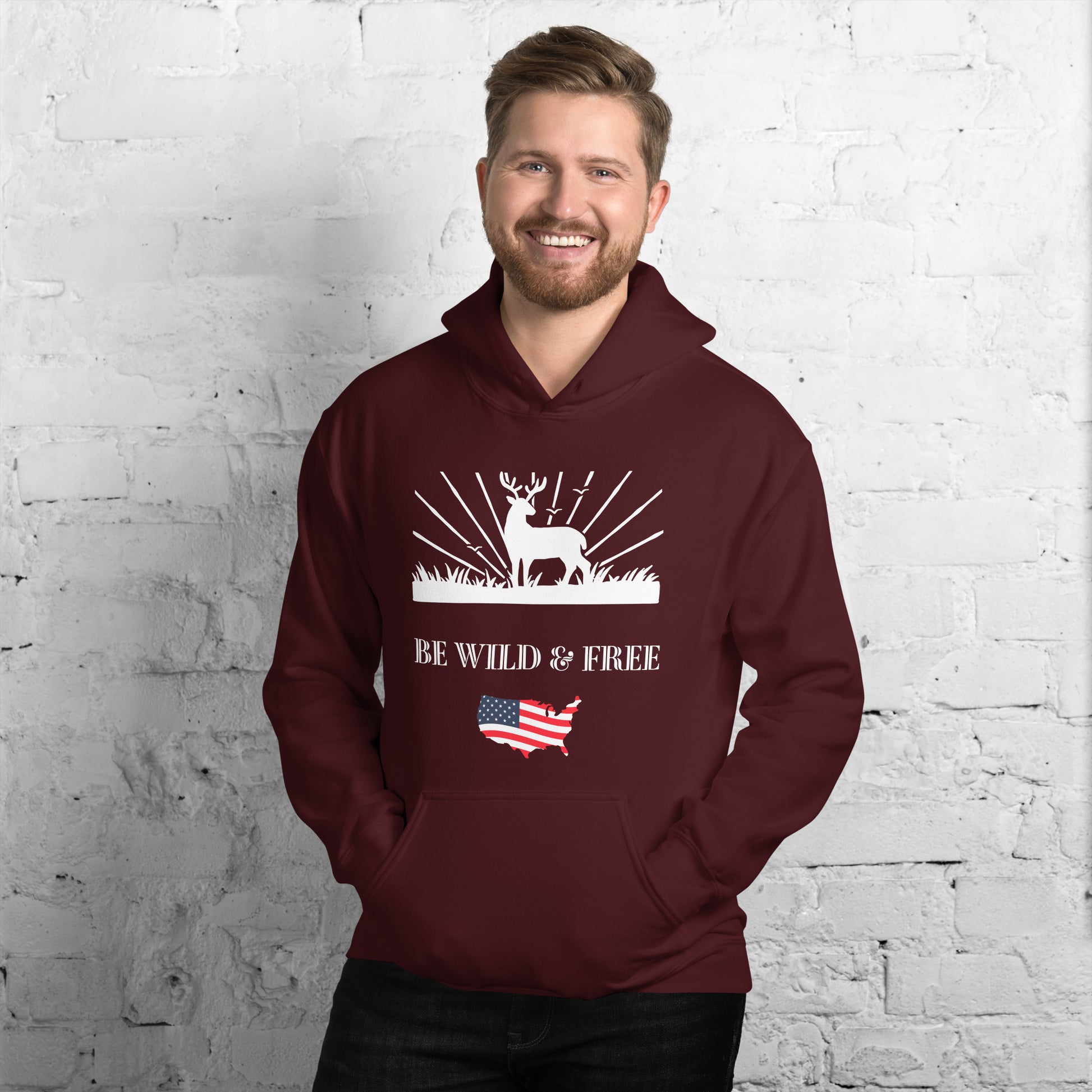 Wild & Free Unisex Hoodie - Activewear Well