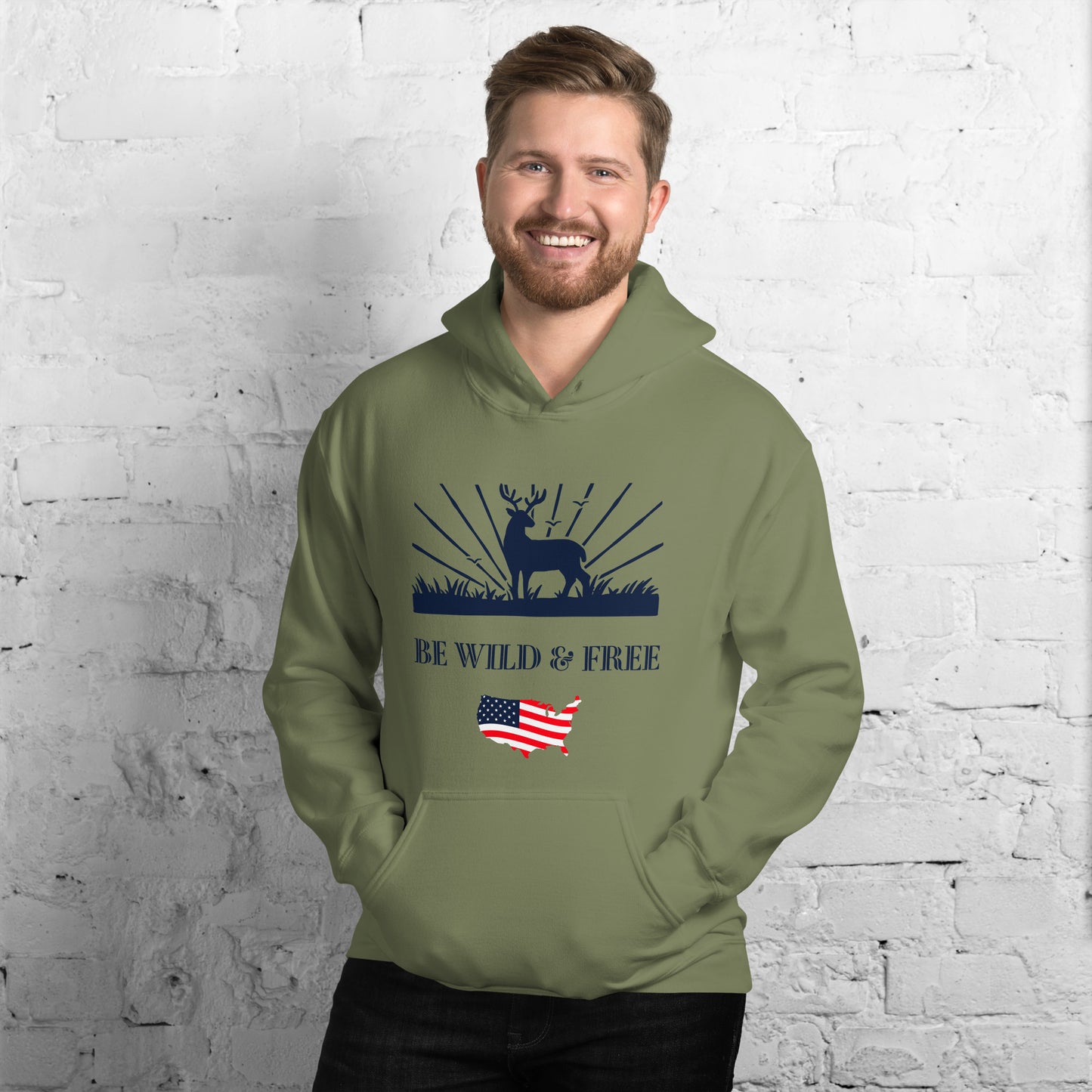 Be Wild & Free Unisex Hoodie - Activewear Well