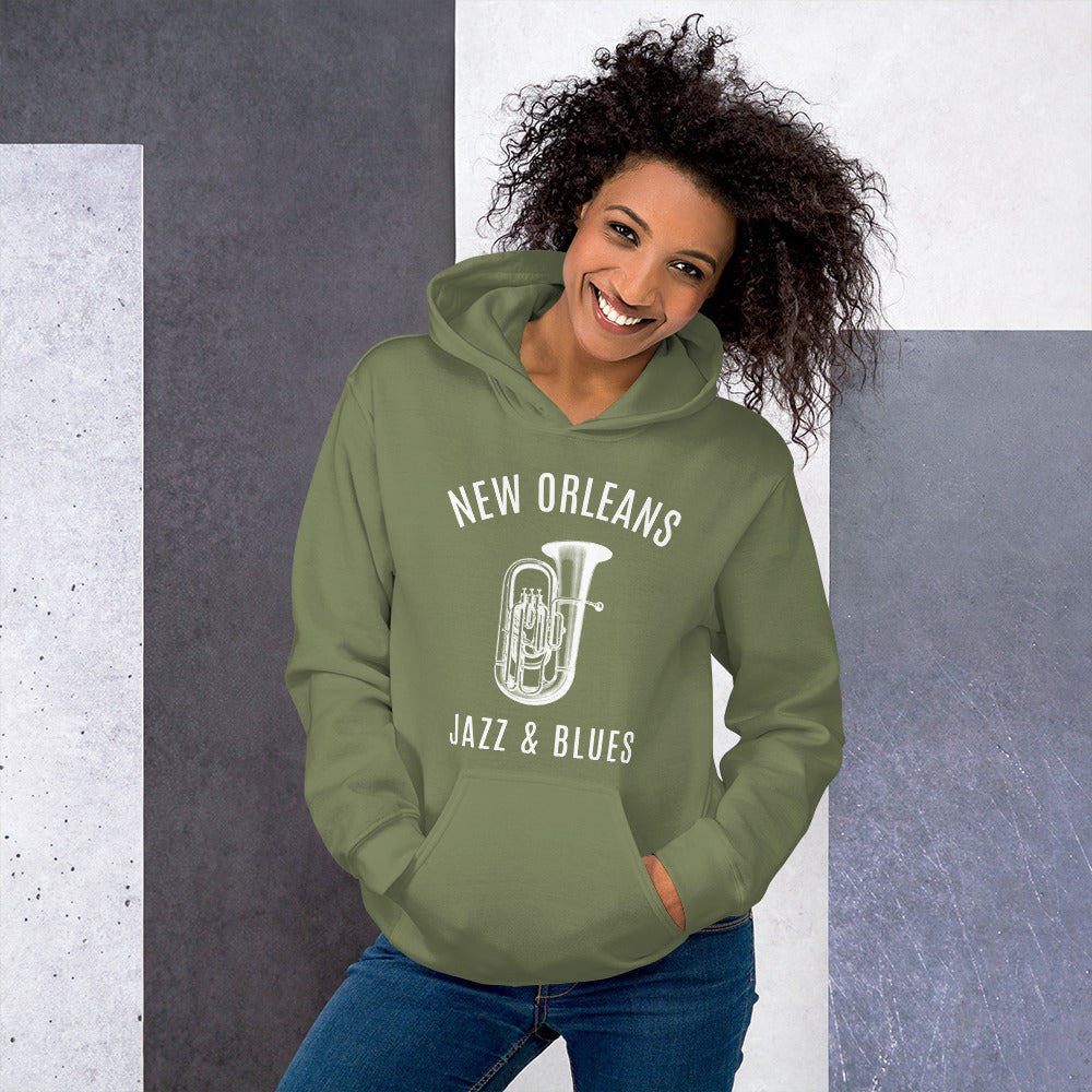 New Orleans Jazz Unisex Hoodie - Activewear Well