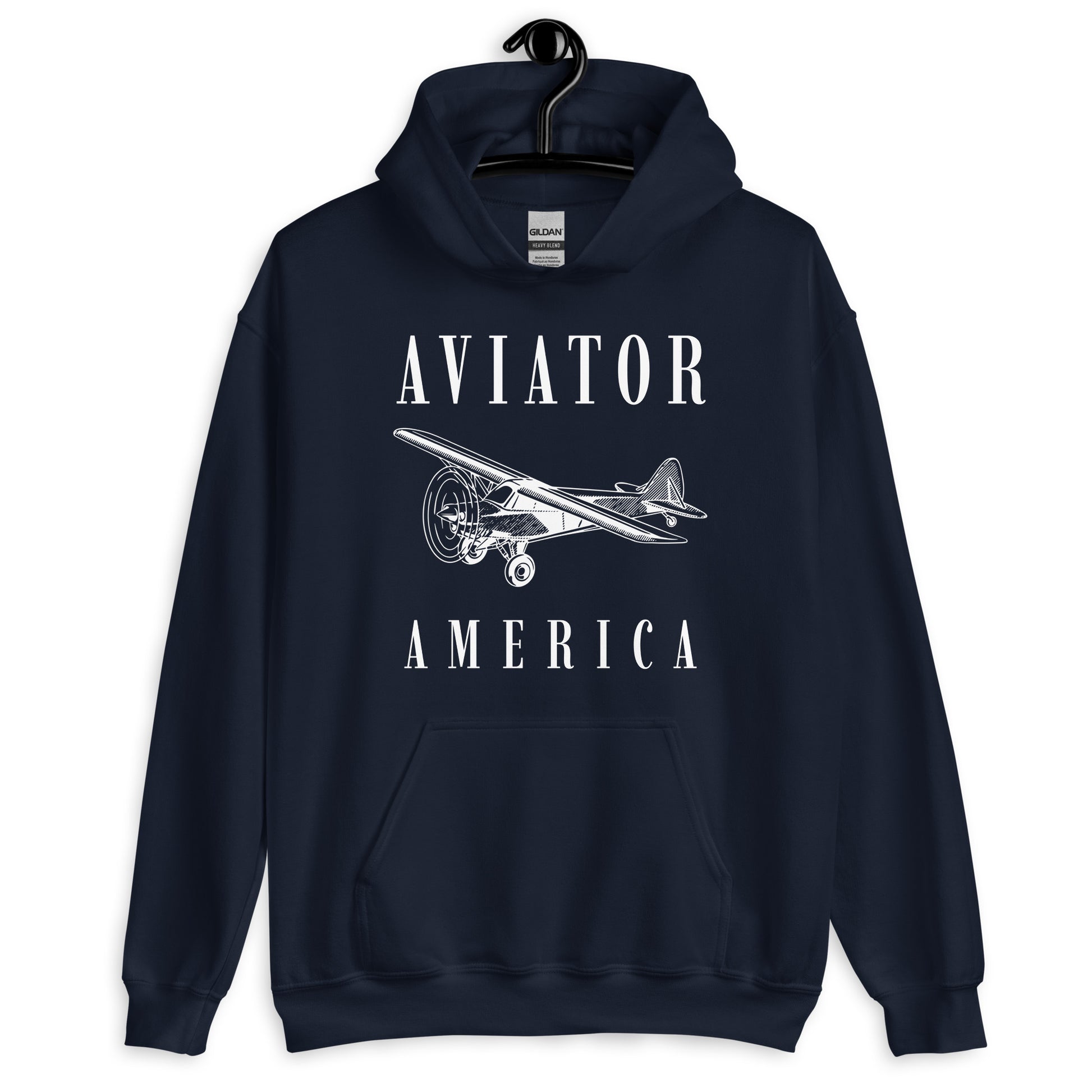 Aviator Men/Unisex Hoodie - Activewear Well