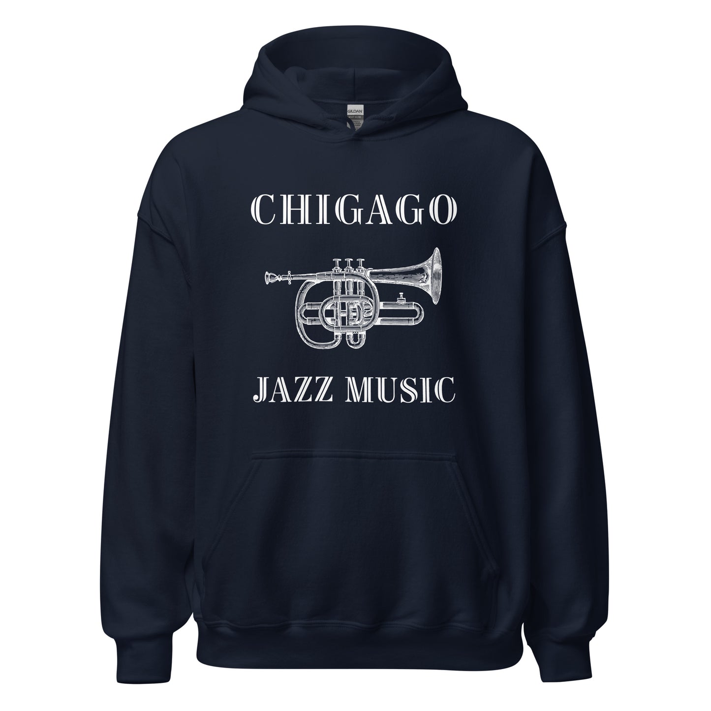 Chicago Jazz Unisex Hoodie - Activewear Well