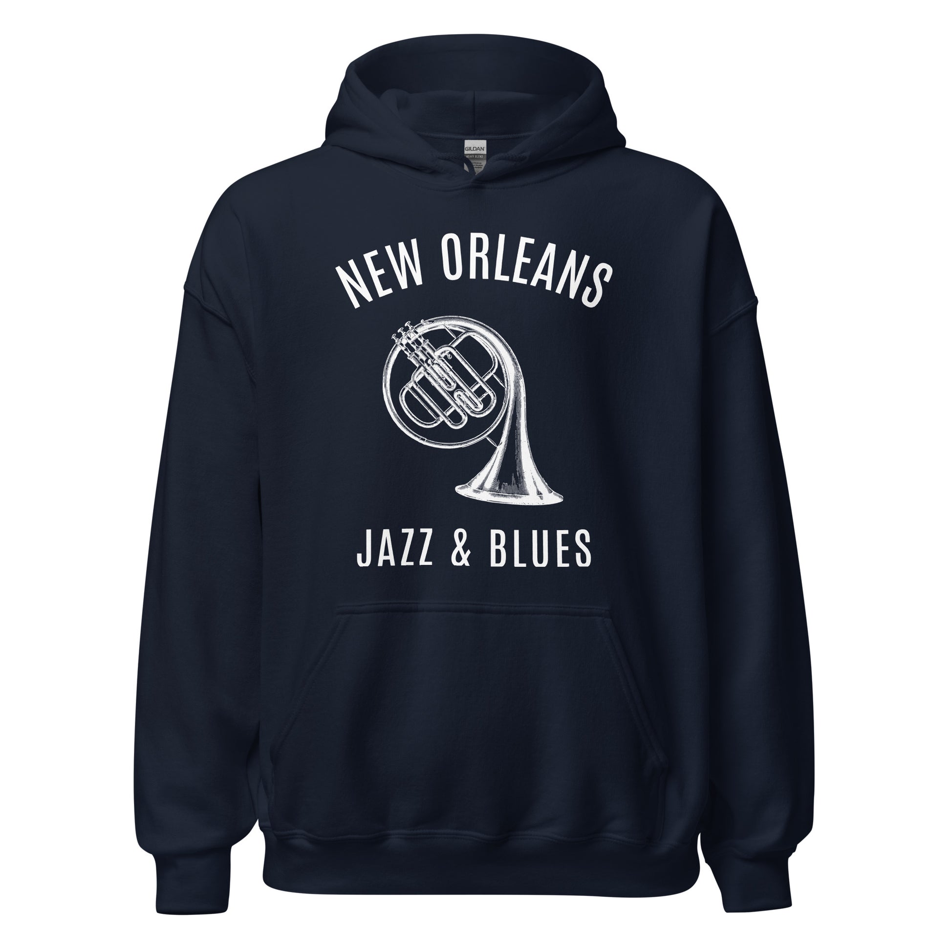 New Orleans Blues Unisex Hoodie - Activewear Well