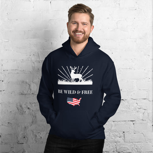 Wild & Free Unisex Hoodie - Activewear Well