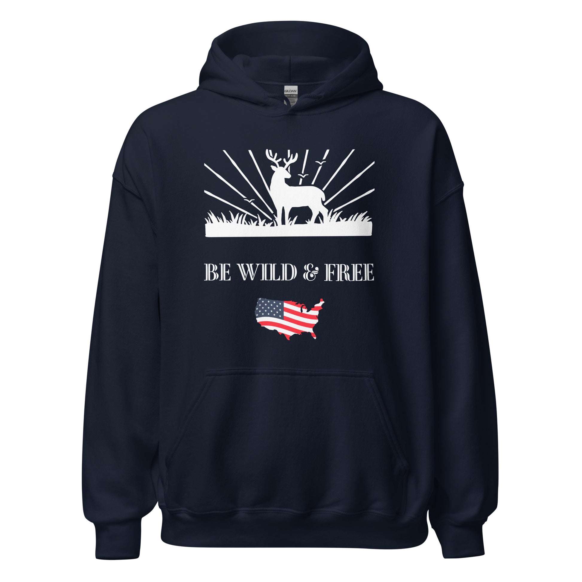 Wild & Free Unisex Hoodie - Activewear Well