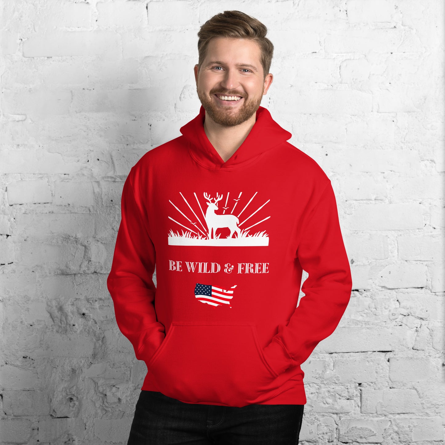 Wild & Free Unisex Hoodie - Activewear Well