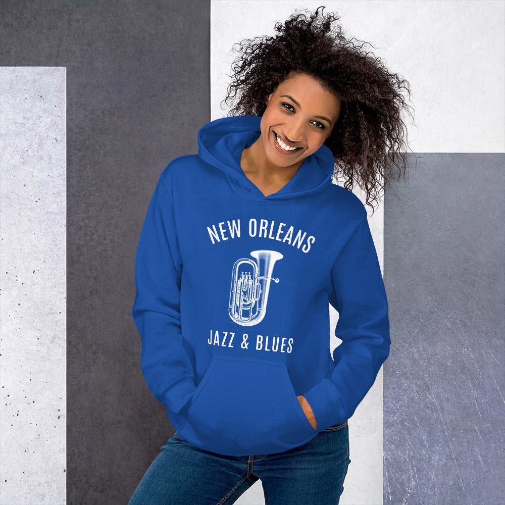 New Orleans Jazz Unisex Hoodie - Activewear Well