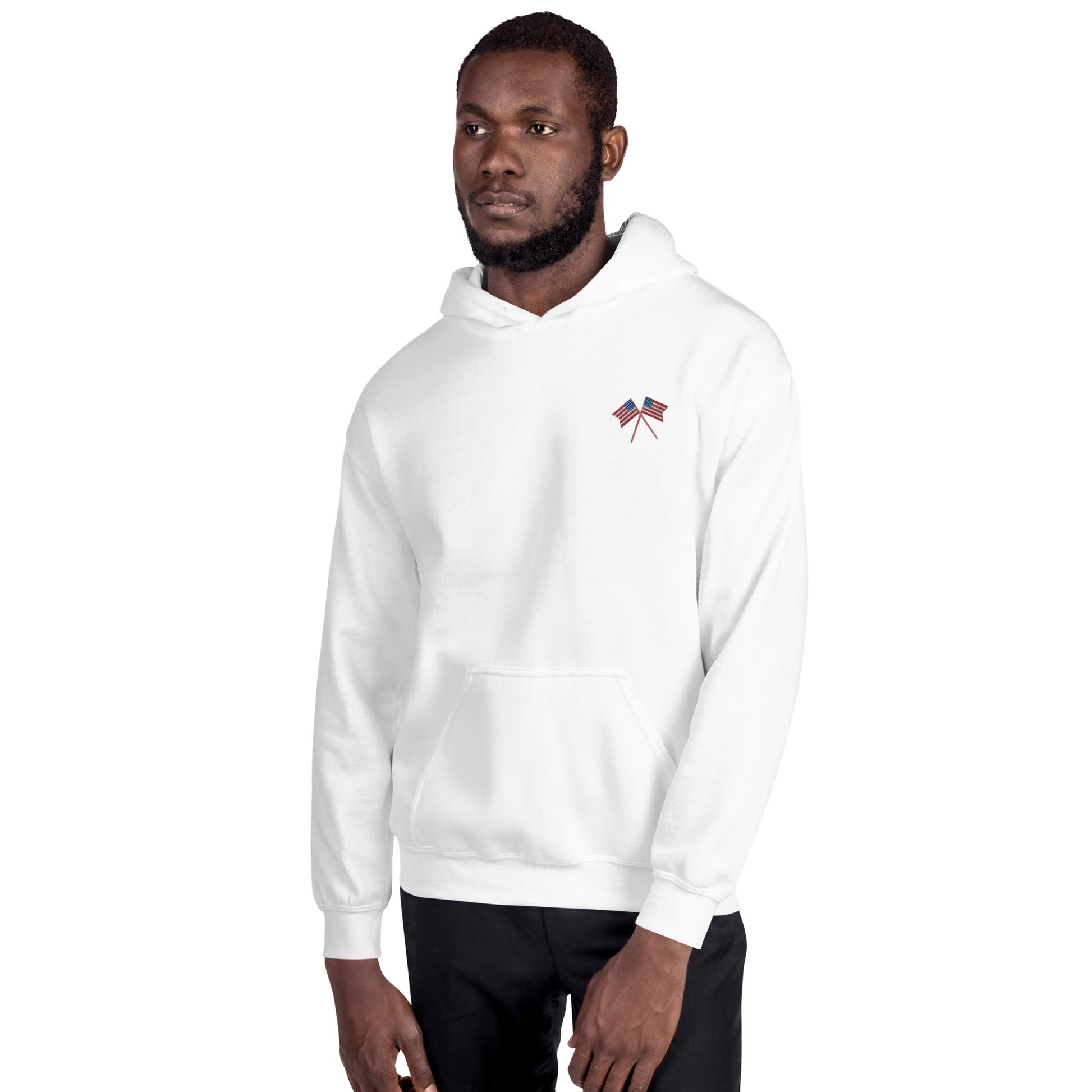 American Flag Men/Unisex Hoodie - Activewear Well