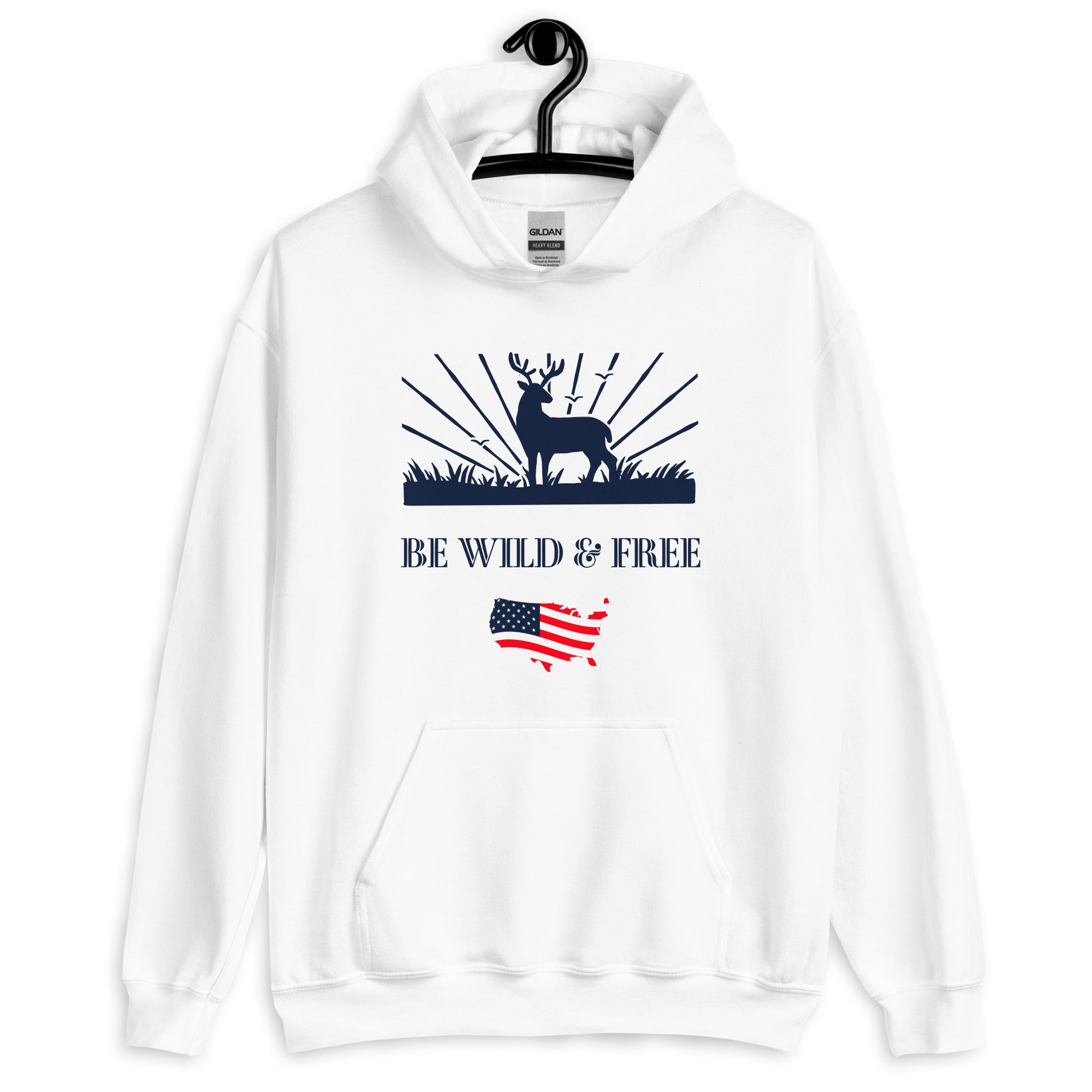 Be Wild & Free Unisex Hoodie - Activewear Well