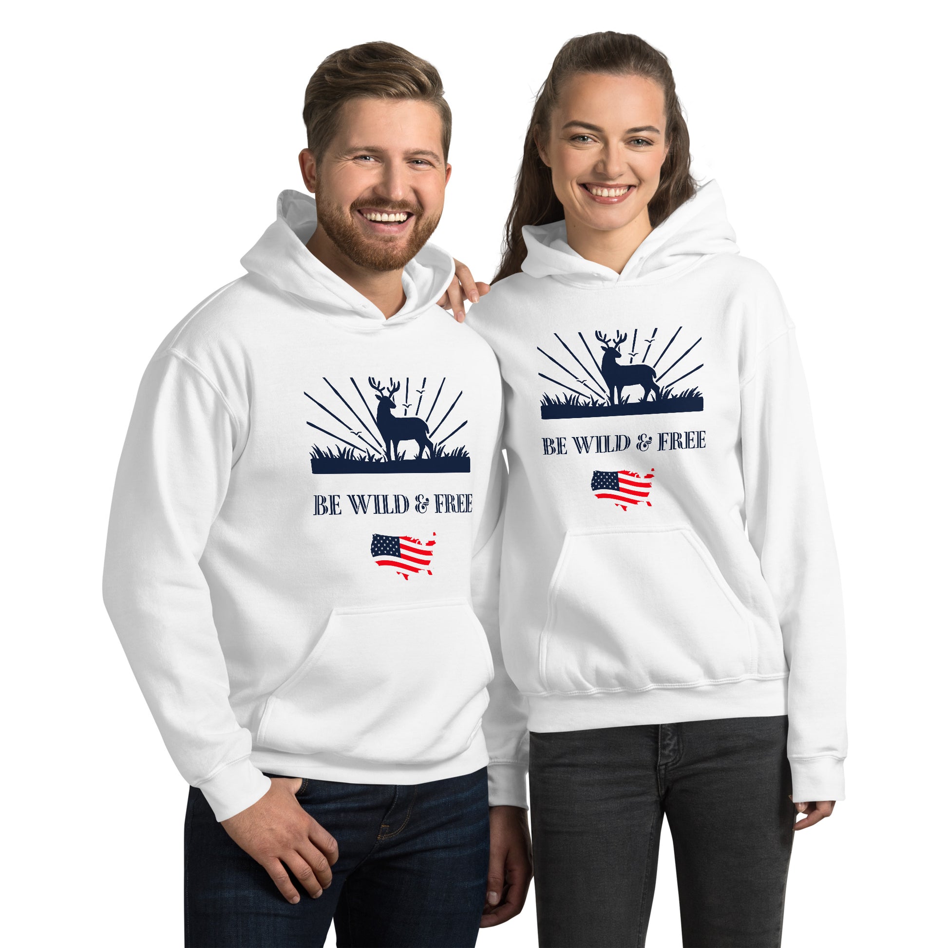 Be Wild & Free Unisex Hoodie - Activewear Well