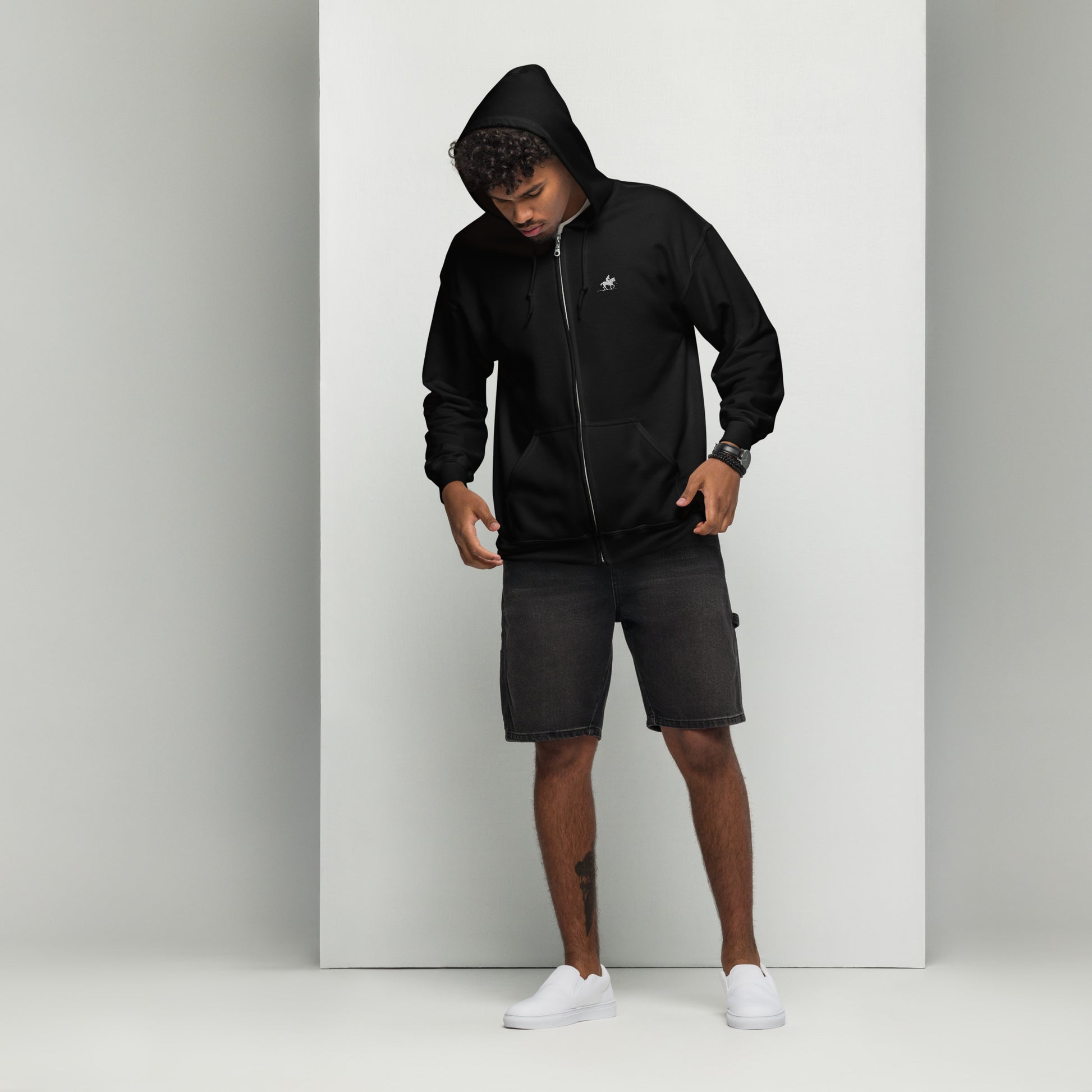 Polo Men/Unisex Heavy Blend Zip Hoodie - Activewear Well