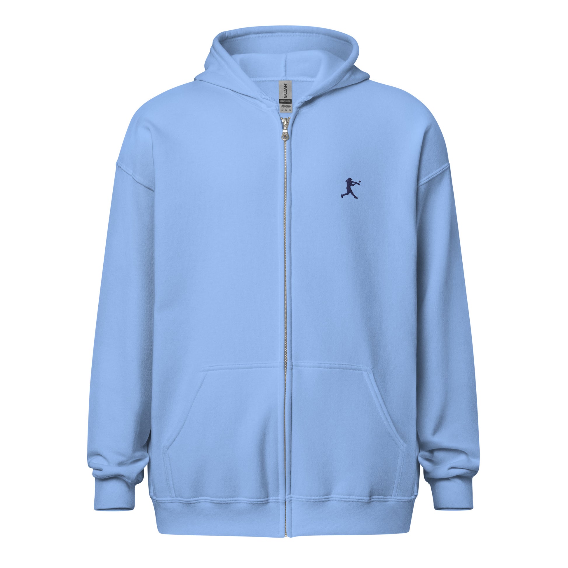 Baseball Player Fleece Full-Zip Hoodie - Activewear Well
