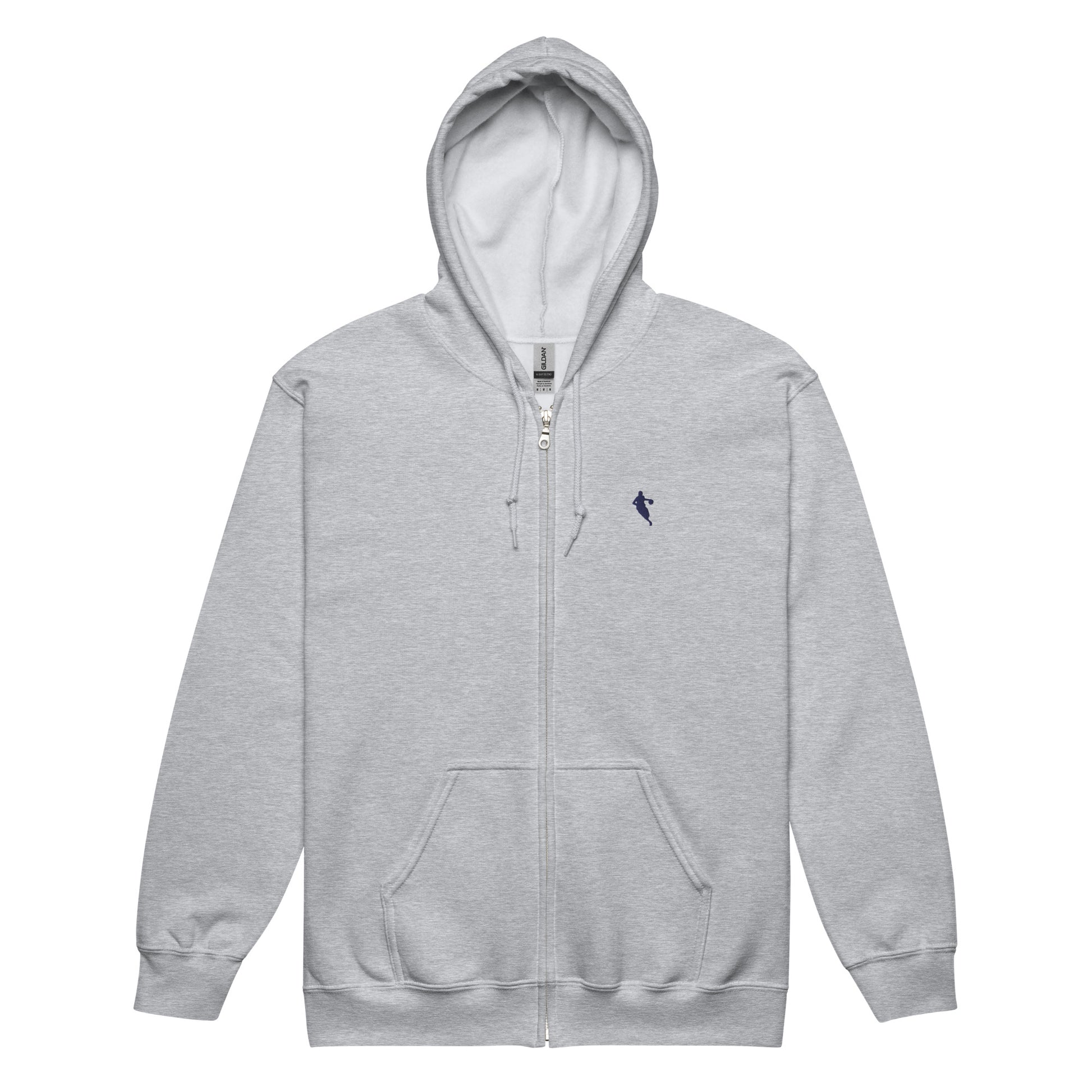 Basketball Player Fleece Full-Zip Hoodie - Activewear Well