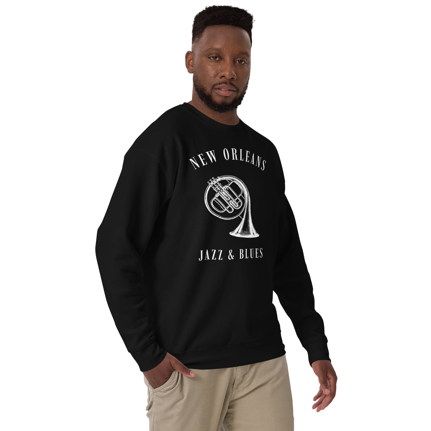 New Orleans Blues Unisex Premium Sweatshirt - Activewear Well